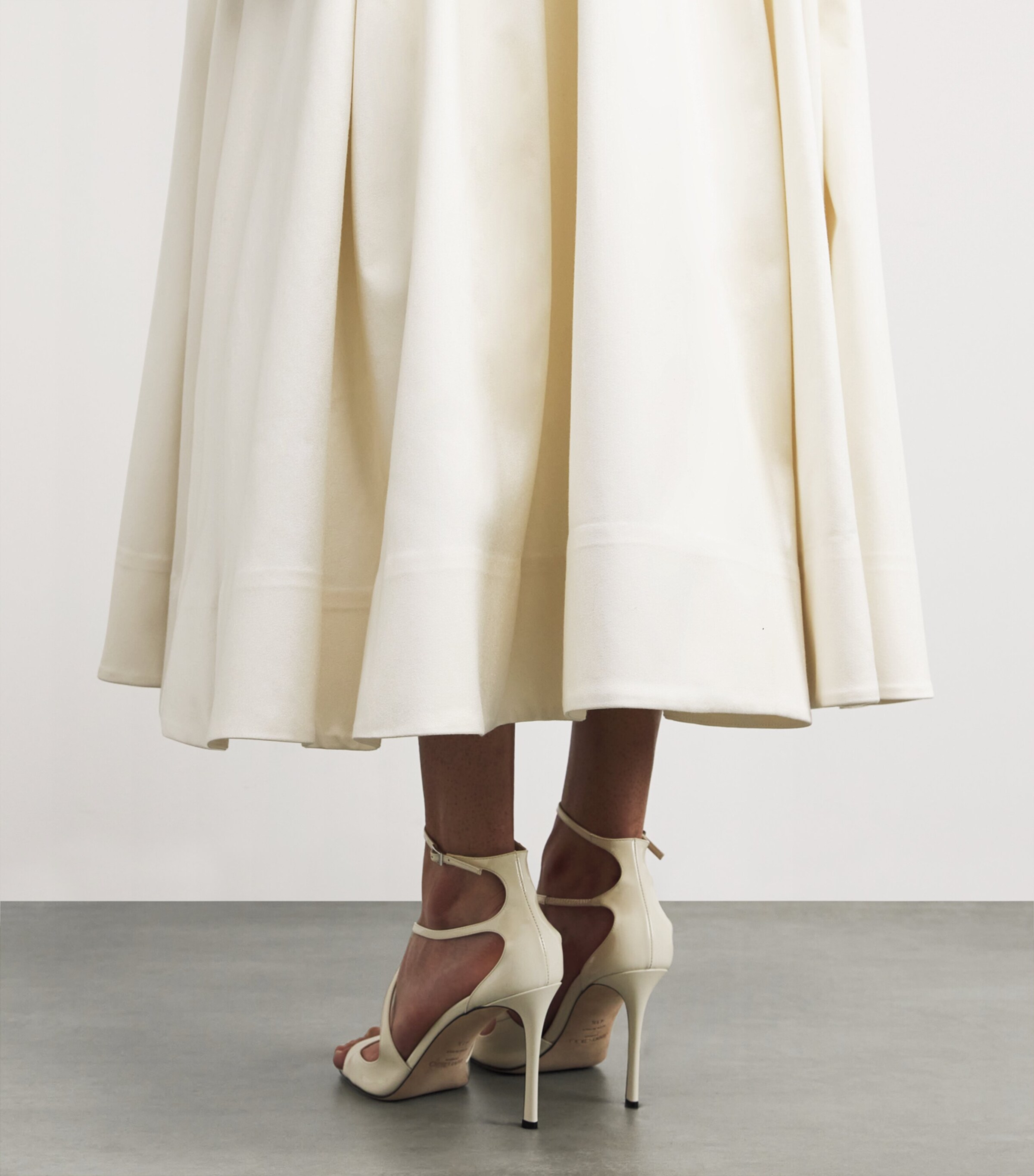Silk-Wool Kenny Gown IVORY Image 4