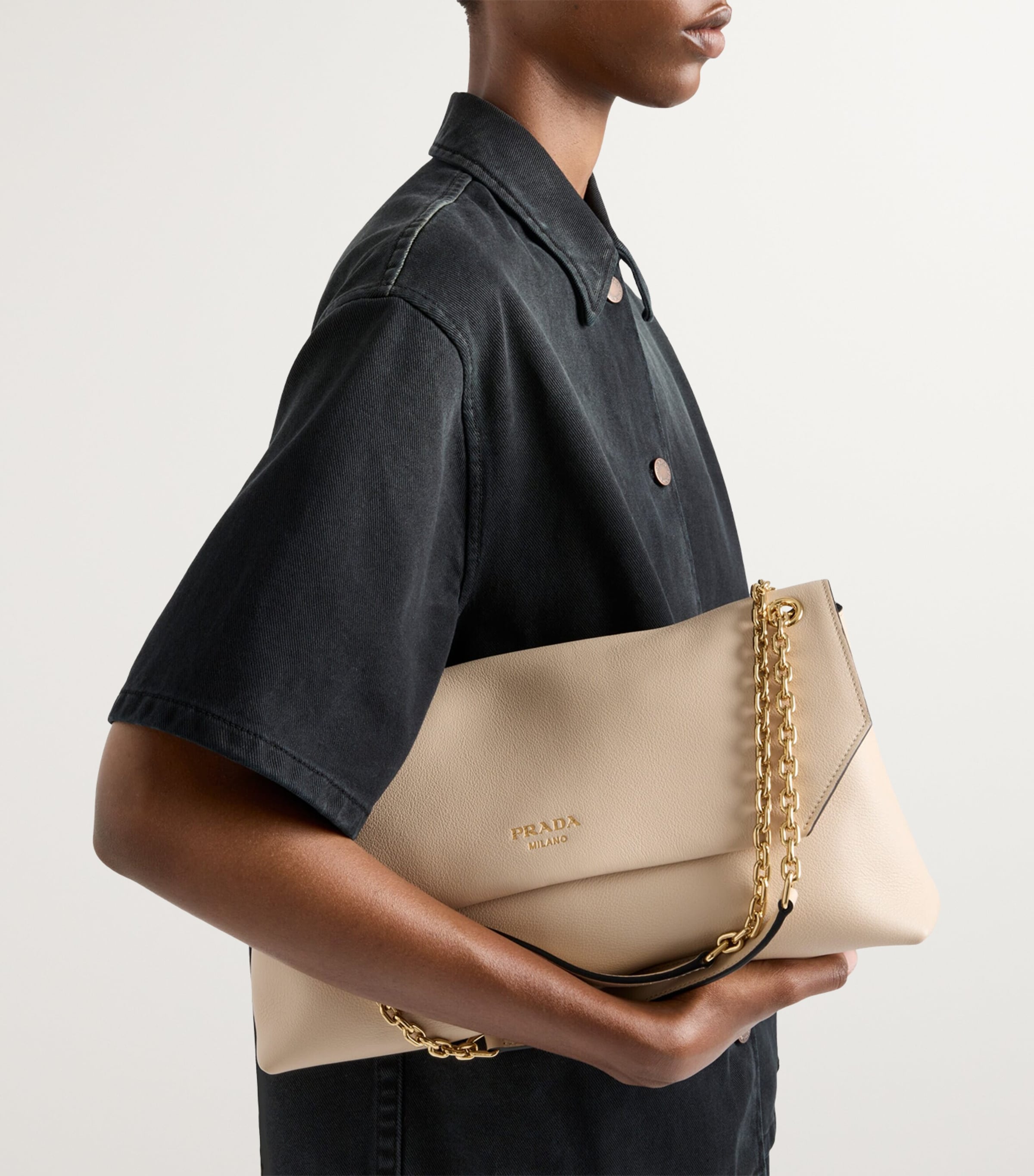 Prada Womens Denim Shirt Image 3