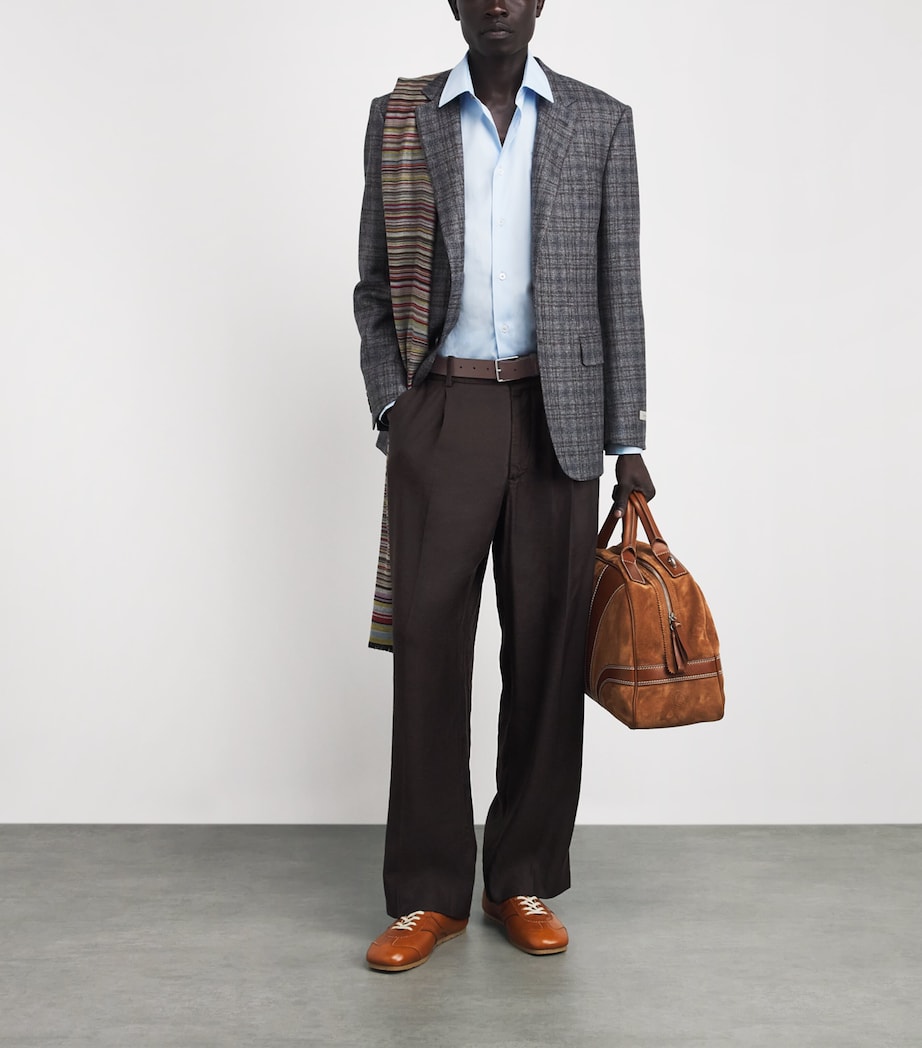 Paul Smith Leather Signature Stripe Stitch Belt Image 4
