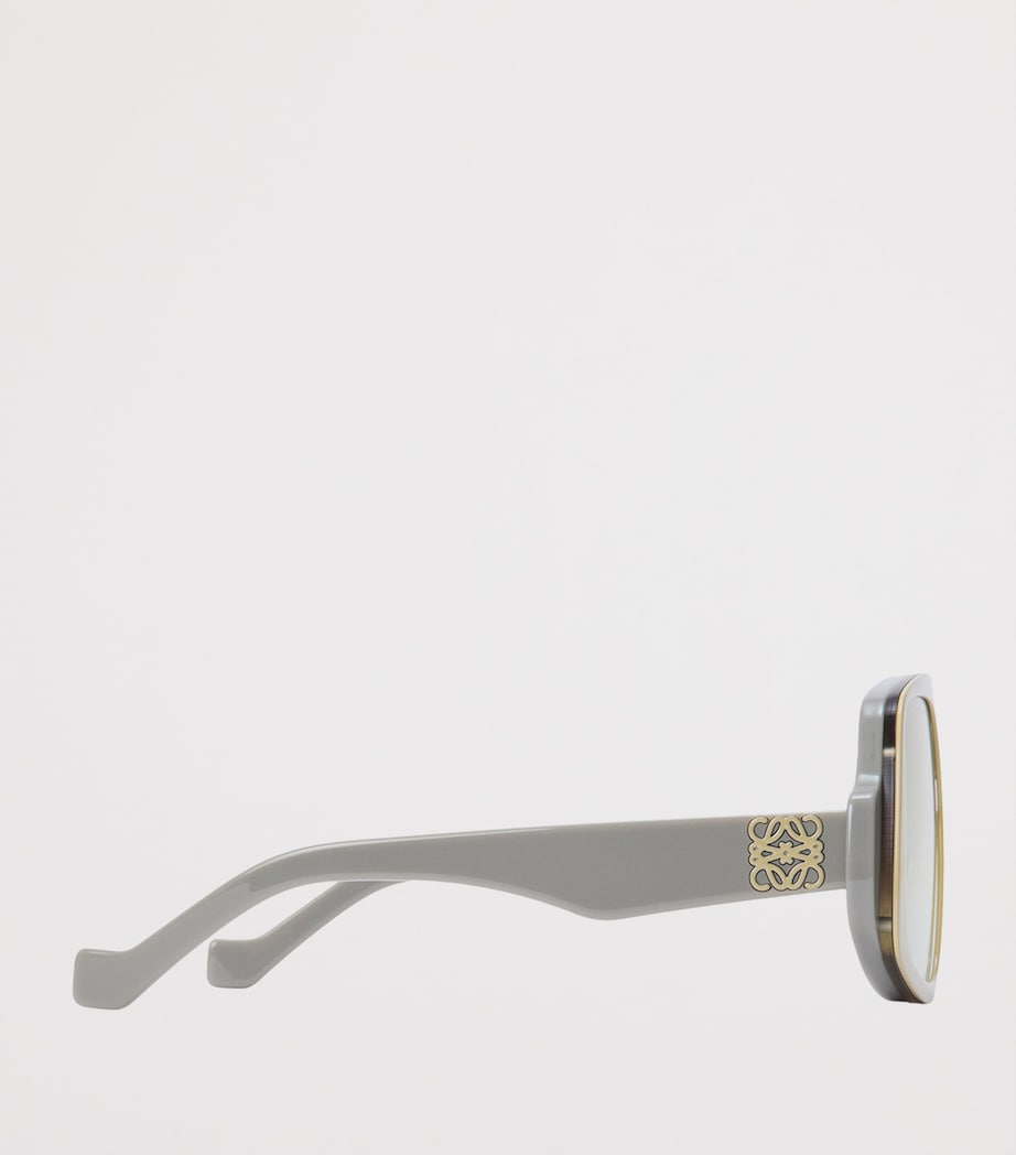 Oversized Collage Sunglasses SHINY CLAY Image 4