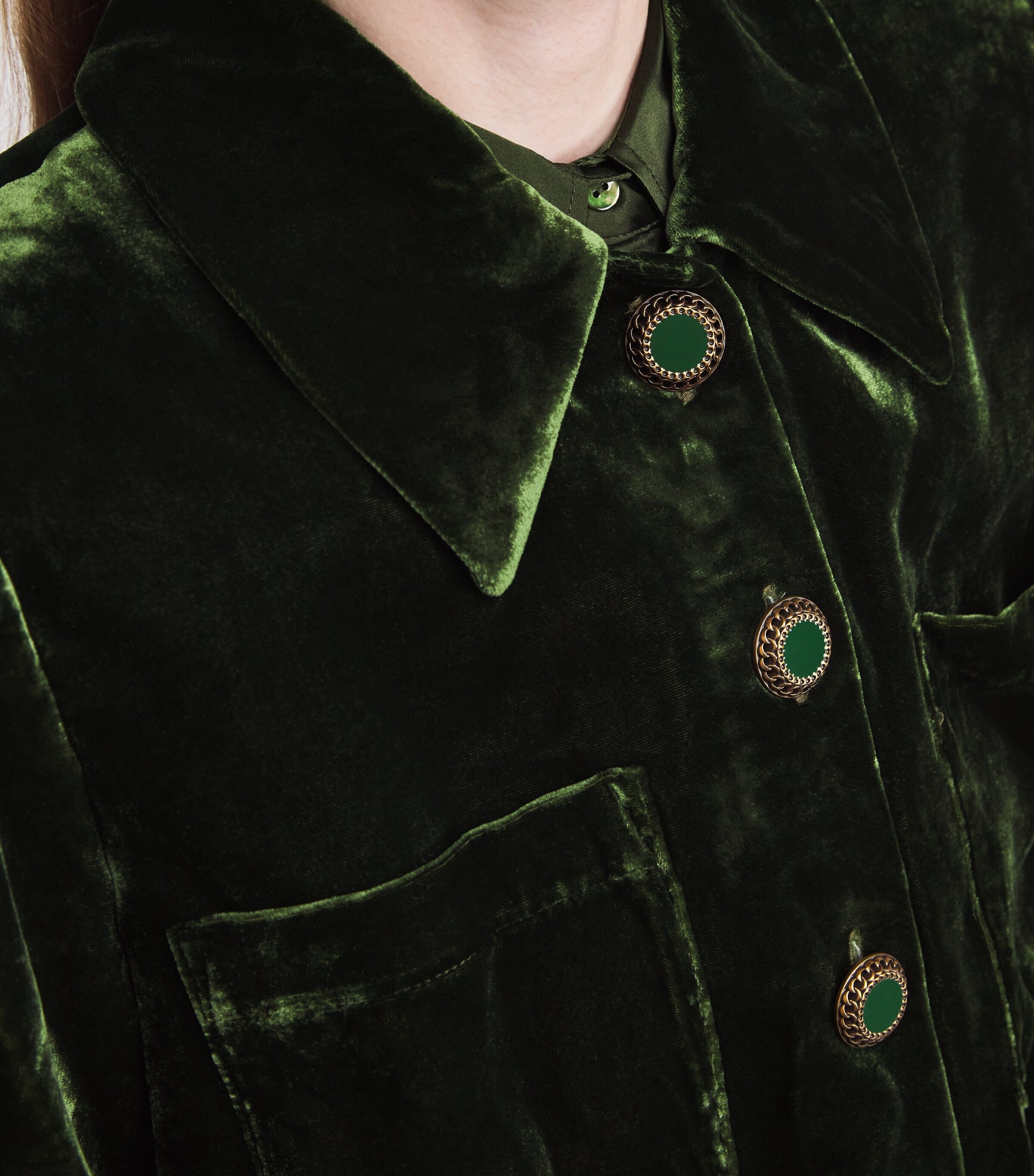 Velvet Jia Jacket DEEP OLIVE DEOL Image 6