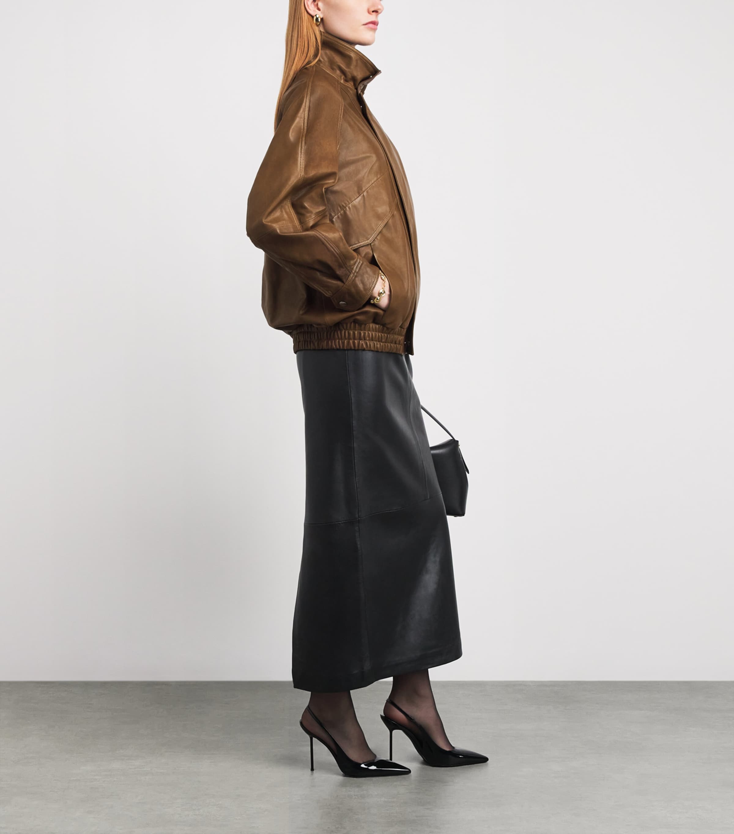 Ariste Leather Jacket LICHEN Image 2