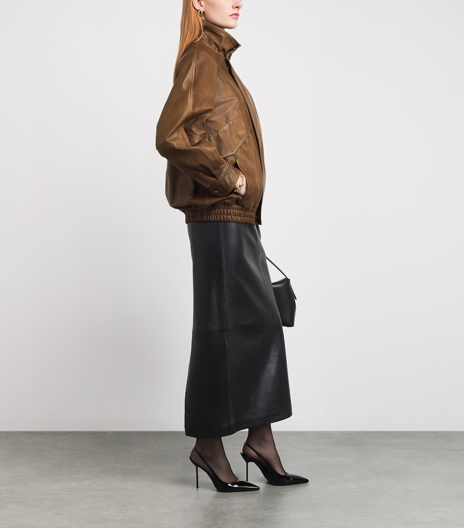 Ariste Leather Jacket LICHEN Image 2