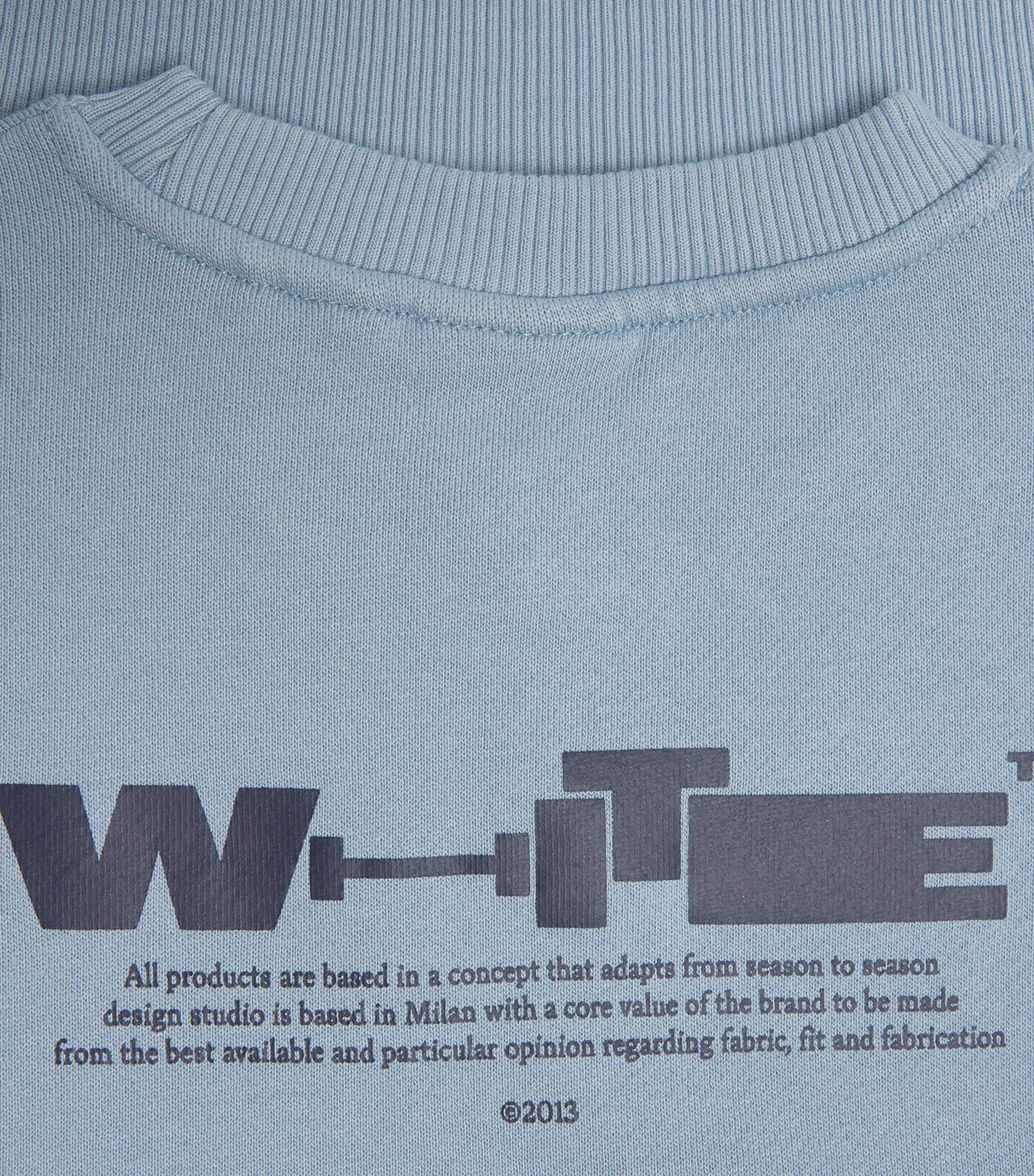 Cotton Arrows Logo Sweatshirt (4-12+ Years) DUSTY BLUE Image 3