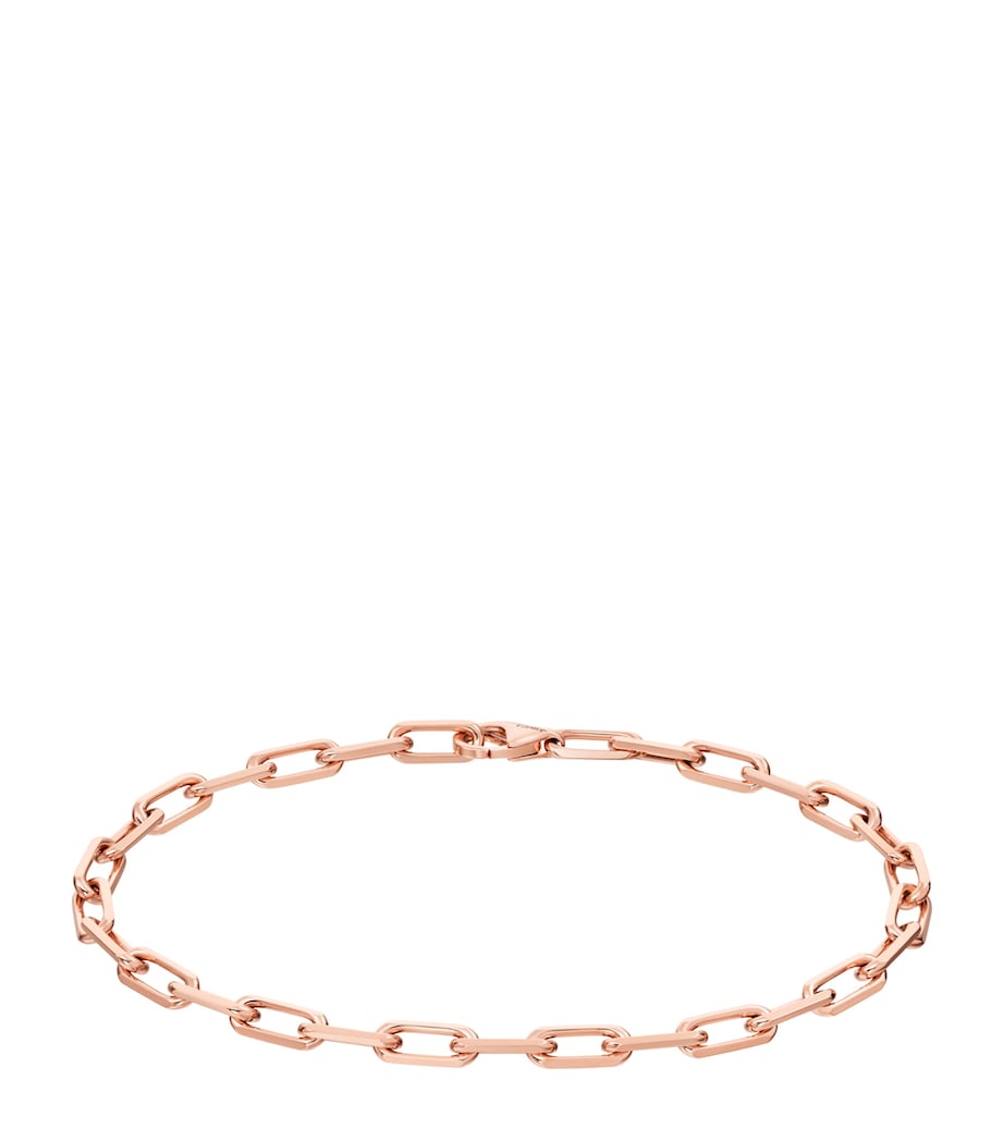 Small Rose Gold Santos de Cartier Chain Bracelet ROSE GOLD Image 1