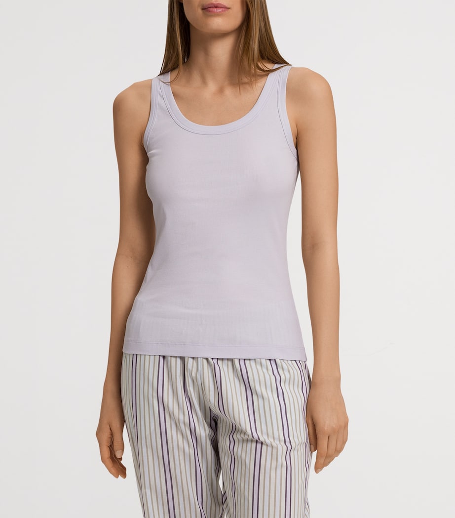 Cotton Tank Top PINK LAVENDER Image 3