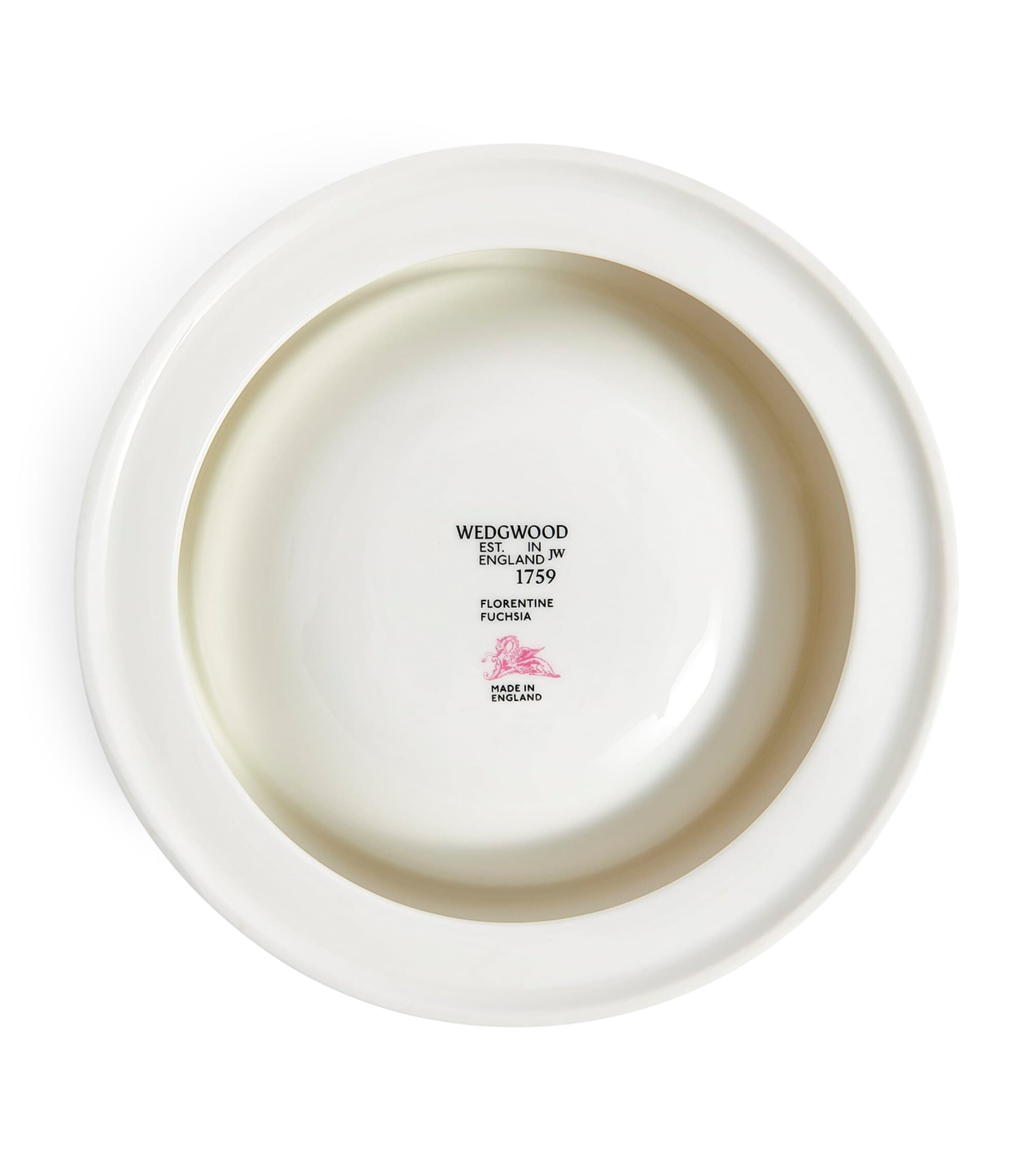 Wedgwood Bone China Florentine Pet Bowl (17cm) Pink Image 5