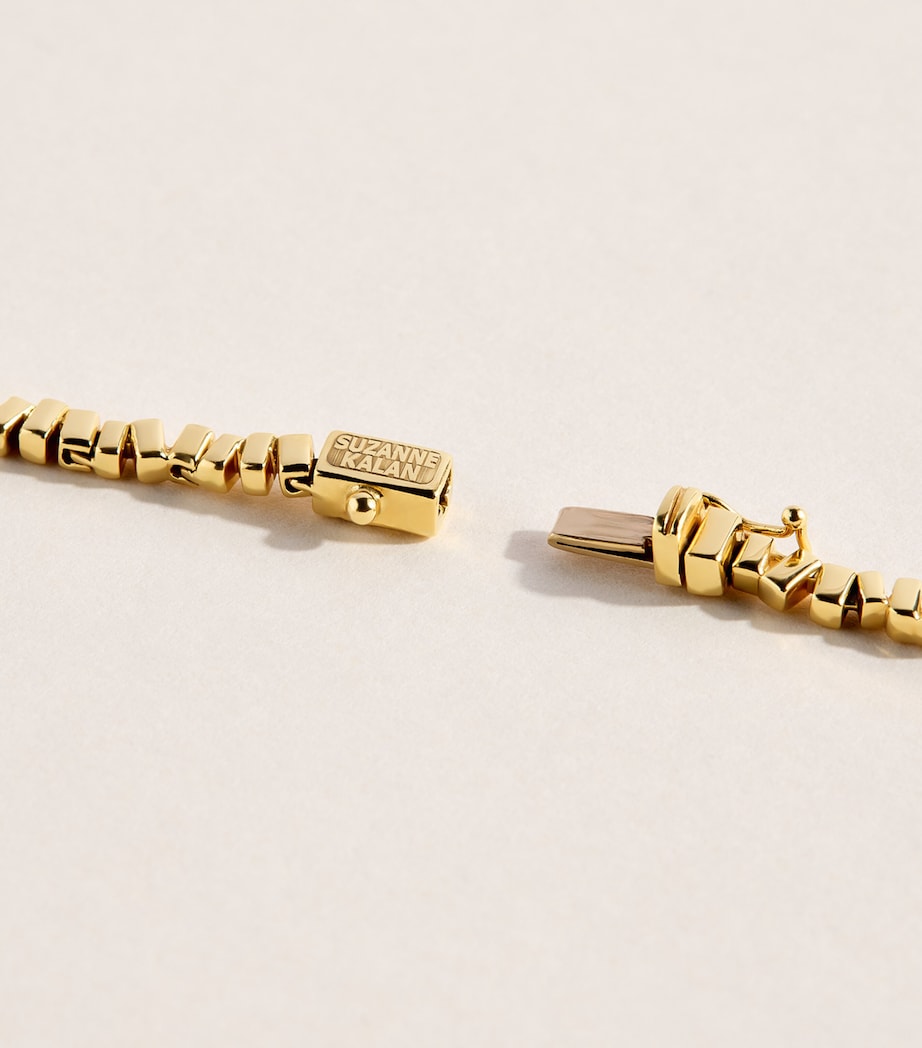 Suzanne Kalan Yellow Gold Golden Age Mini Tennis Necklace Yg Image 3
