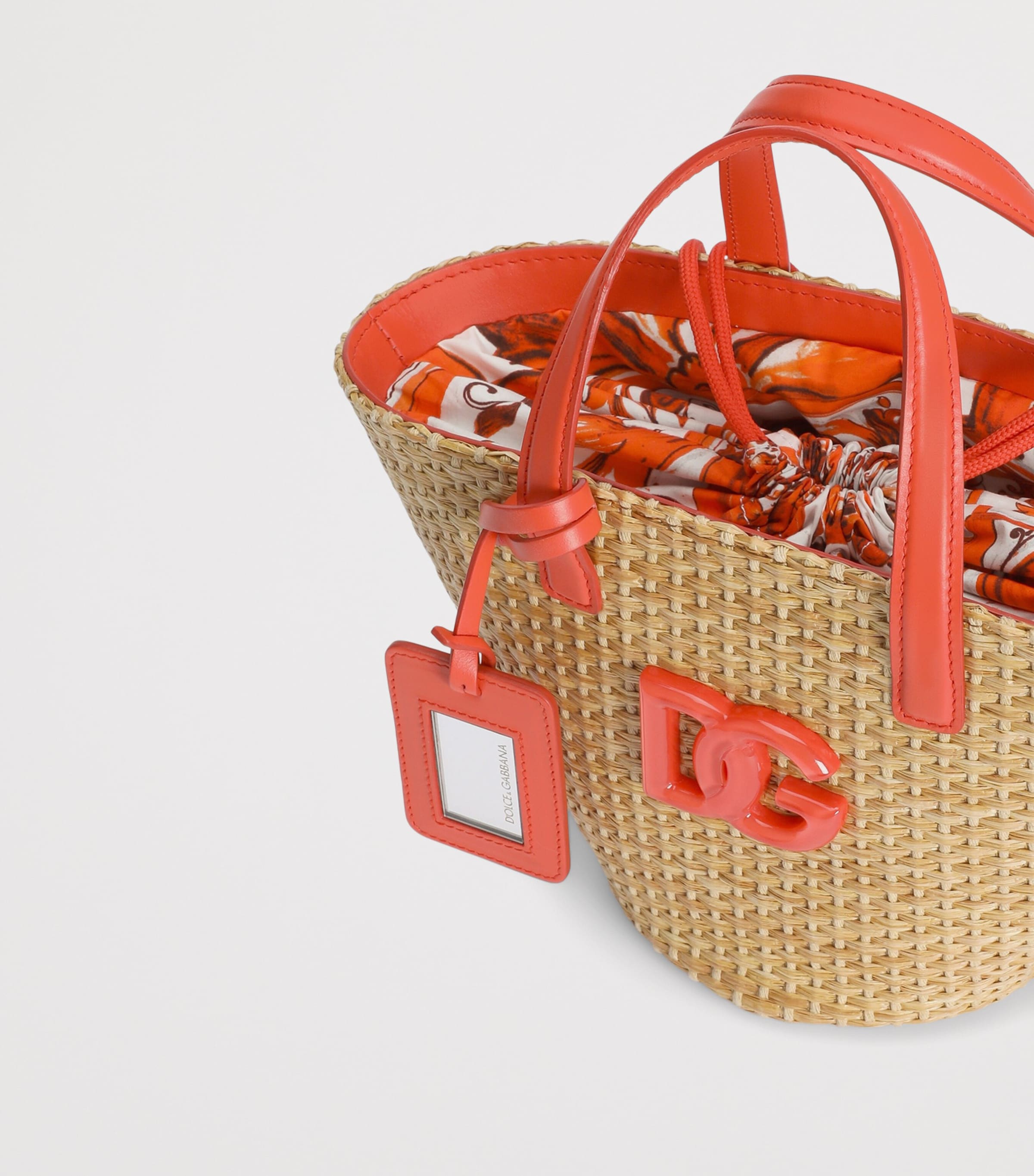 Dolce&Gabbana Kids Multi Straw Logo Tote Bag | Harrods US