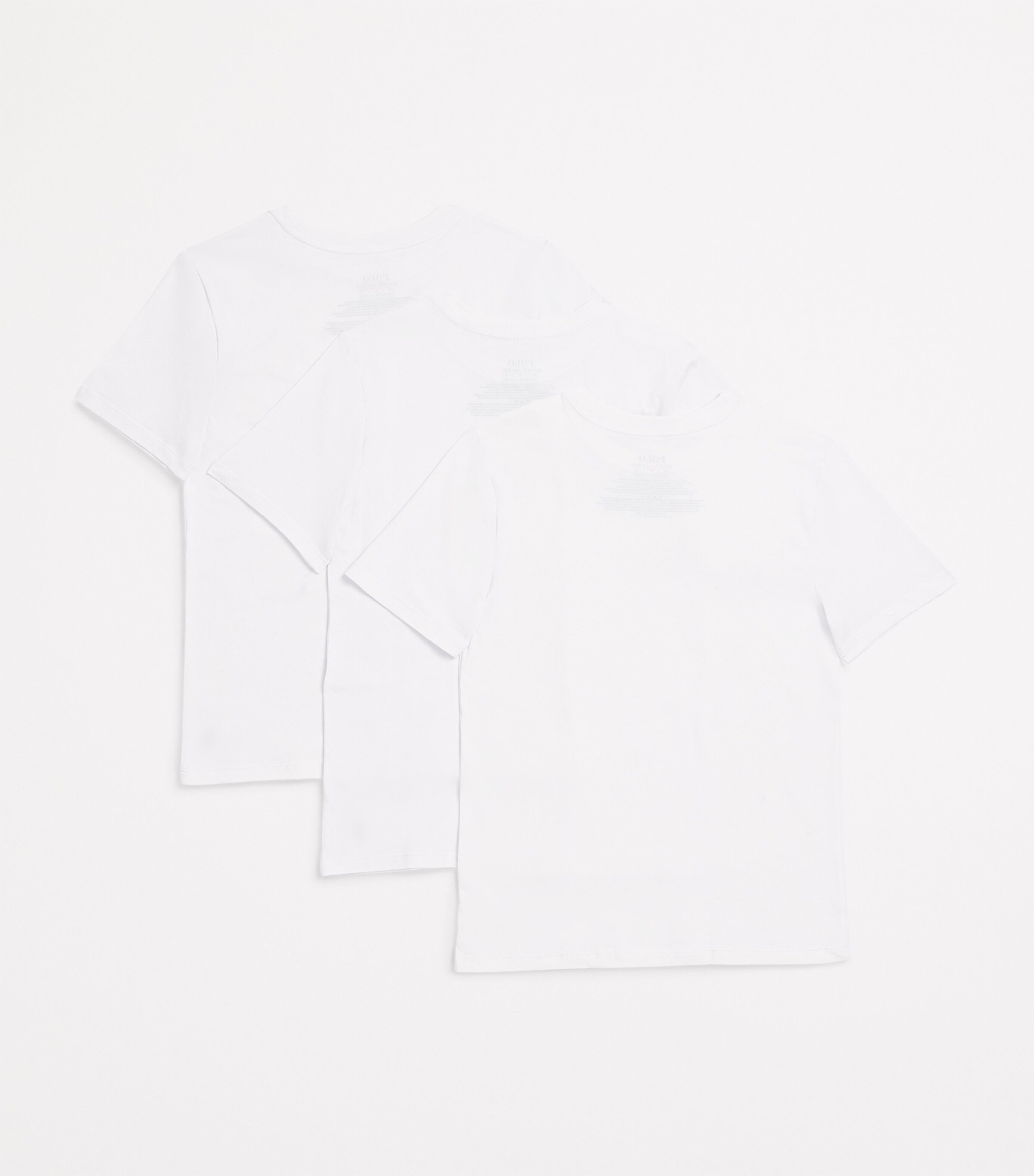 Ralph Lauren Kids Set of 3 Stretch-Cotton Pony Logo T-Shirt (6-12 Years) White Image 2