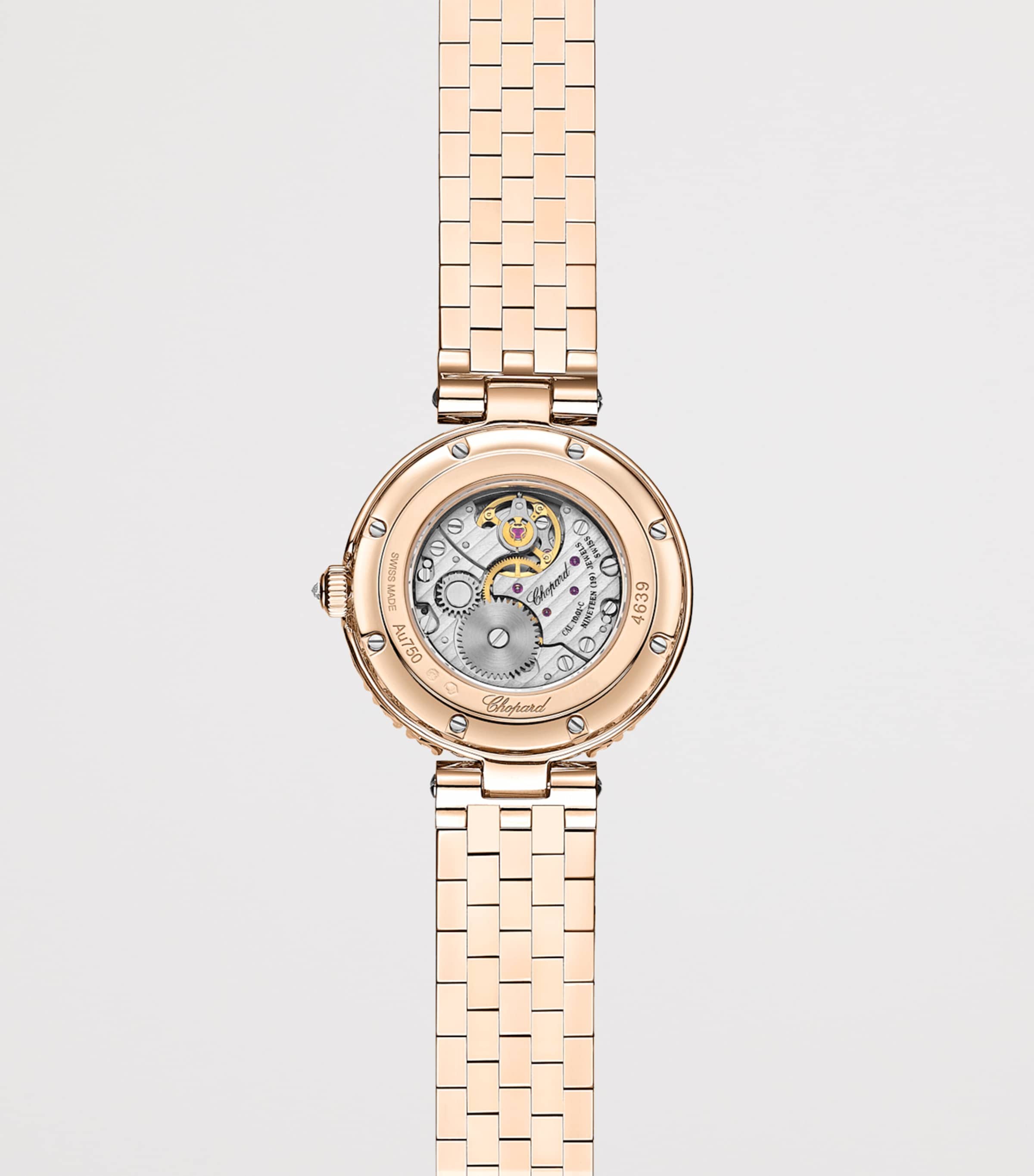 Rose Gold, Diamond and Malachite L'Heure du Diamant Watch 26mm 18K ROSE GOLD Image 2