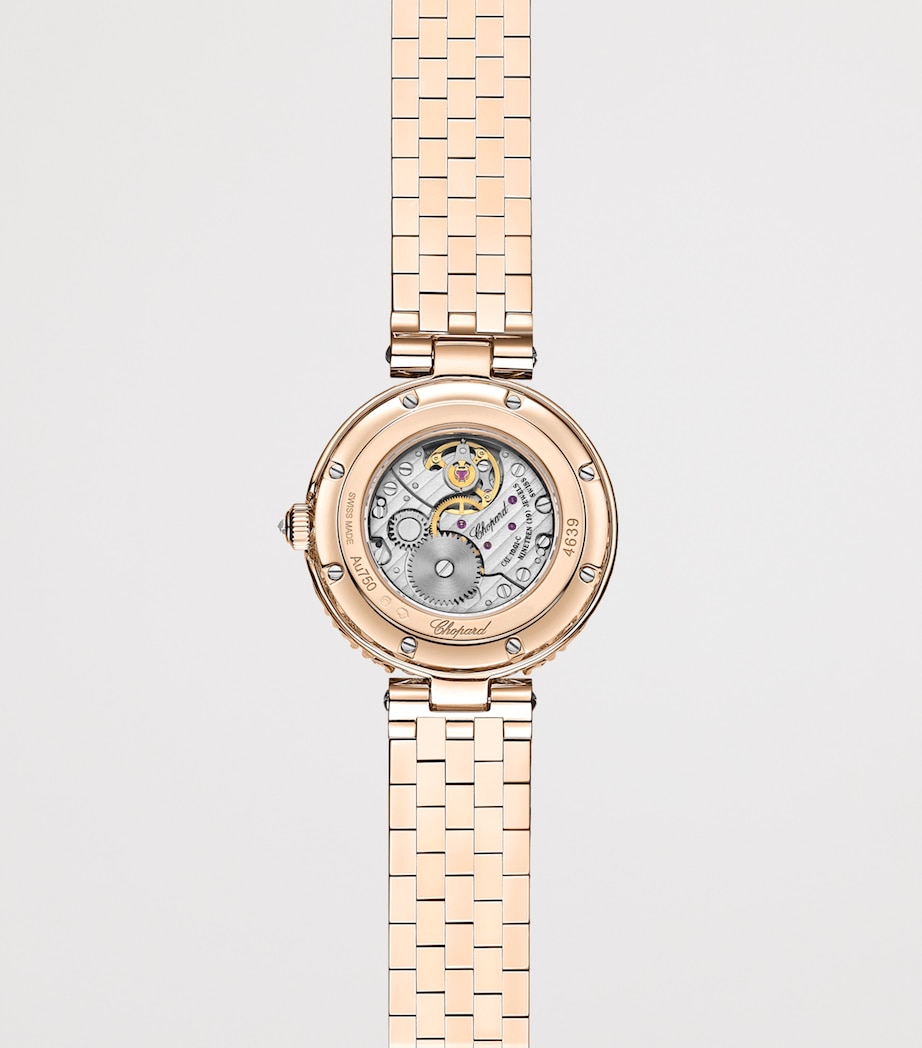 Rose Gold, Diamond and Malachite L'Heure du Diamant Watch 26mm 18K ROSE GOLD Image 2