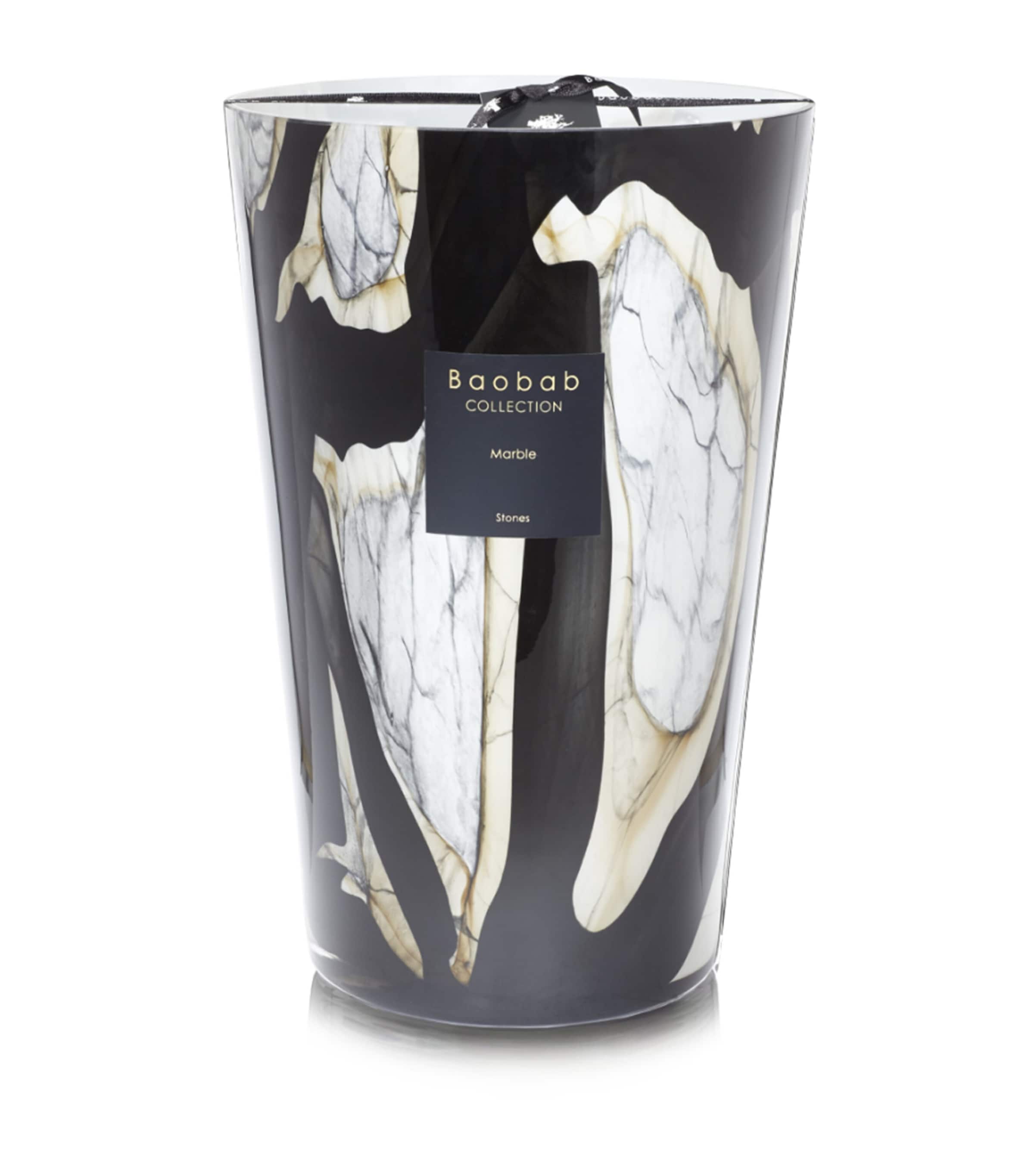 Baobab Collection Stones Marble Maxi Candle In Multi