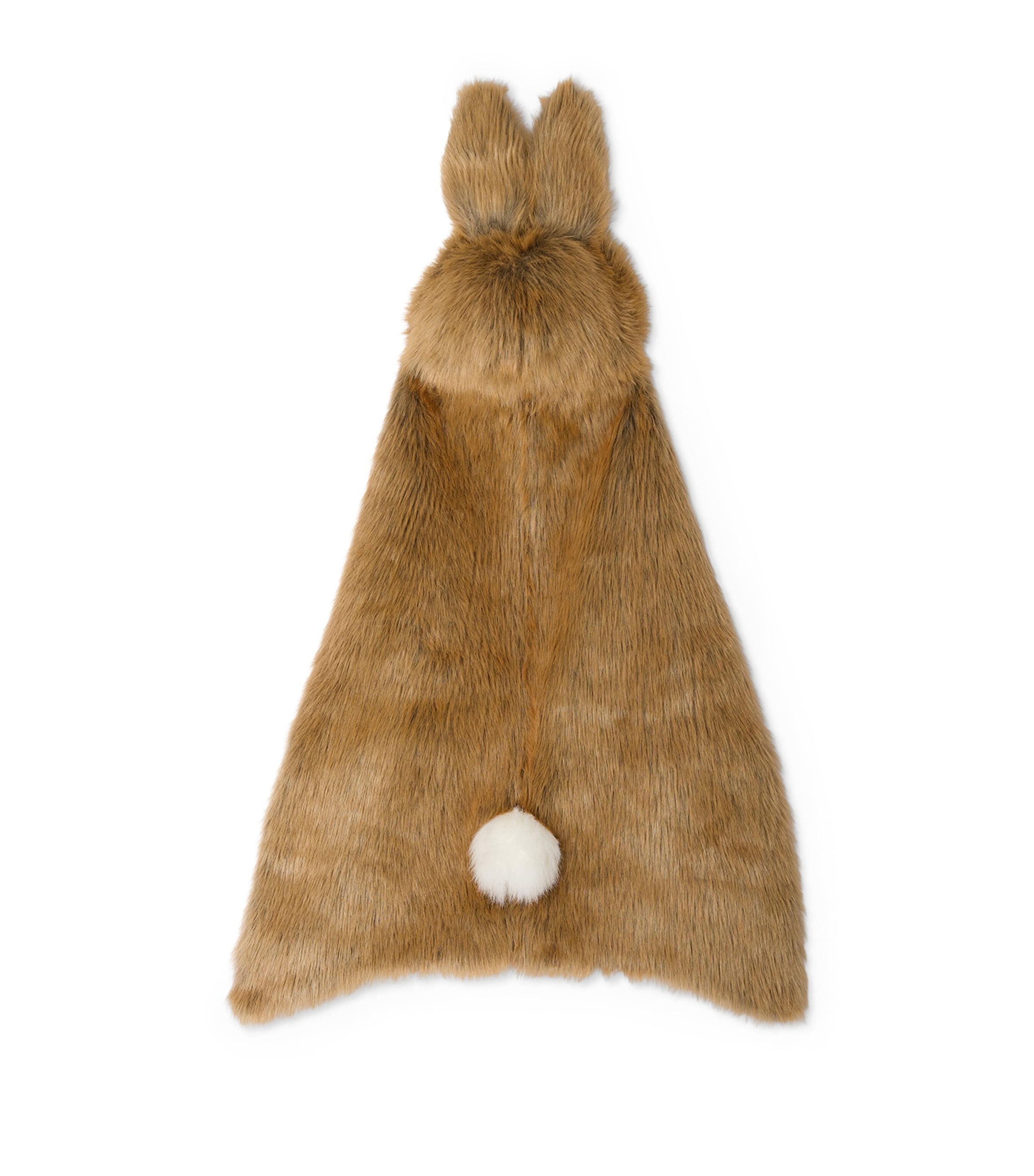 Faux Fur Rabbit Cape BEIGE Image 4