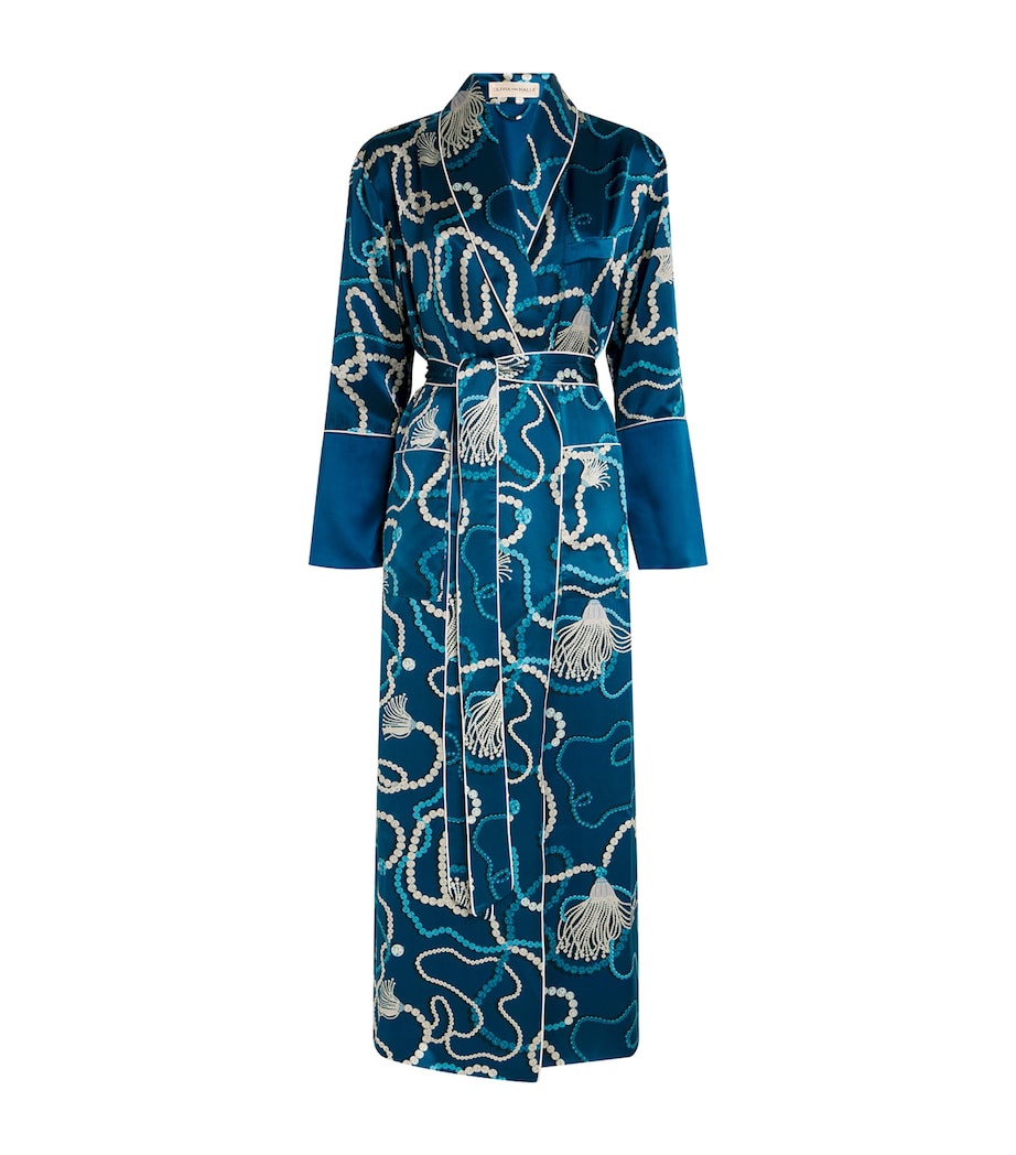 Silk Capability Periwinkle Robe PERIWINKLE Image 1