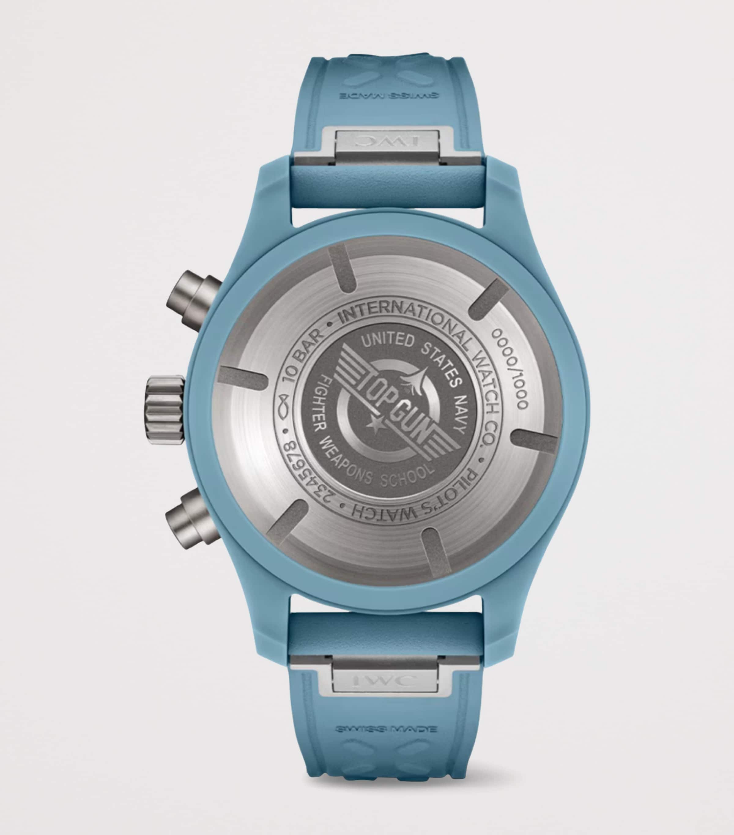 Ceramic Top Gun Miramar Pilot's Chronograph Watch 41mm BLUE Image 2