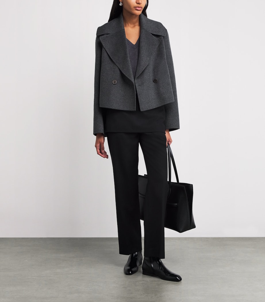 Cashmere Delano Coat SMOKE Image 2