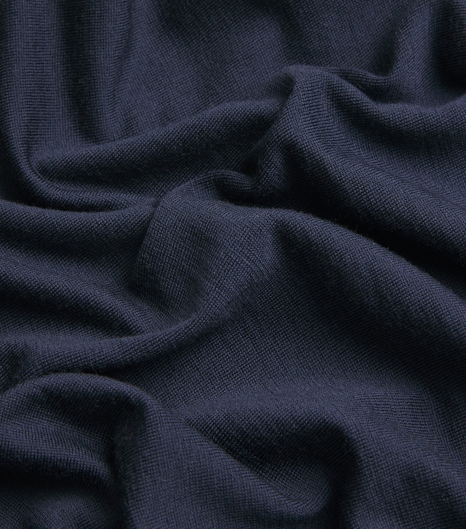 Merino Wool Cherwell Rollneck Sweater MIDNIGHT Image 8