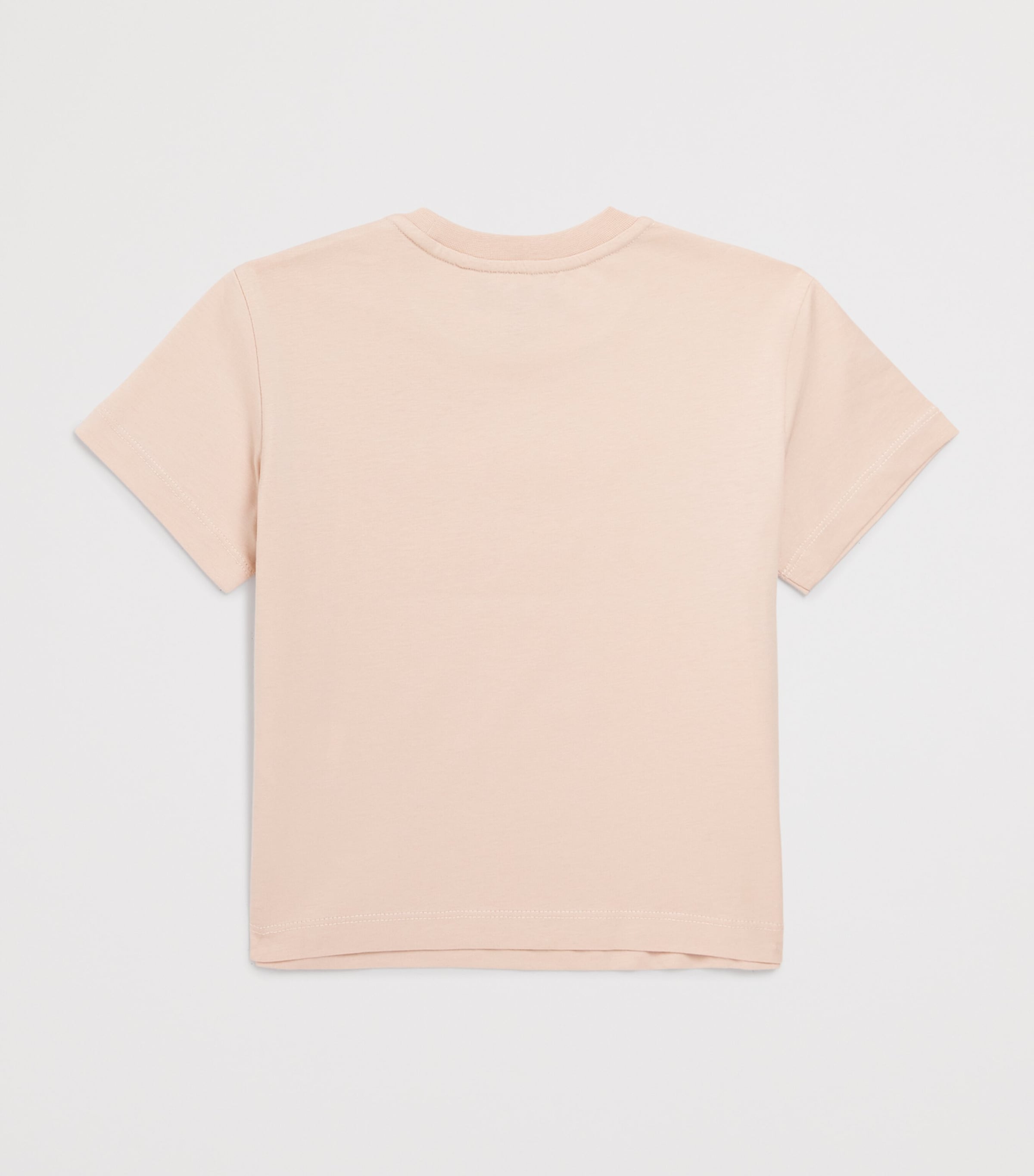 Cotton Embroidered Logo T-Shirt (4-14 Years) ROSE DUST Image 2