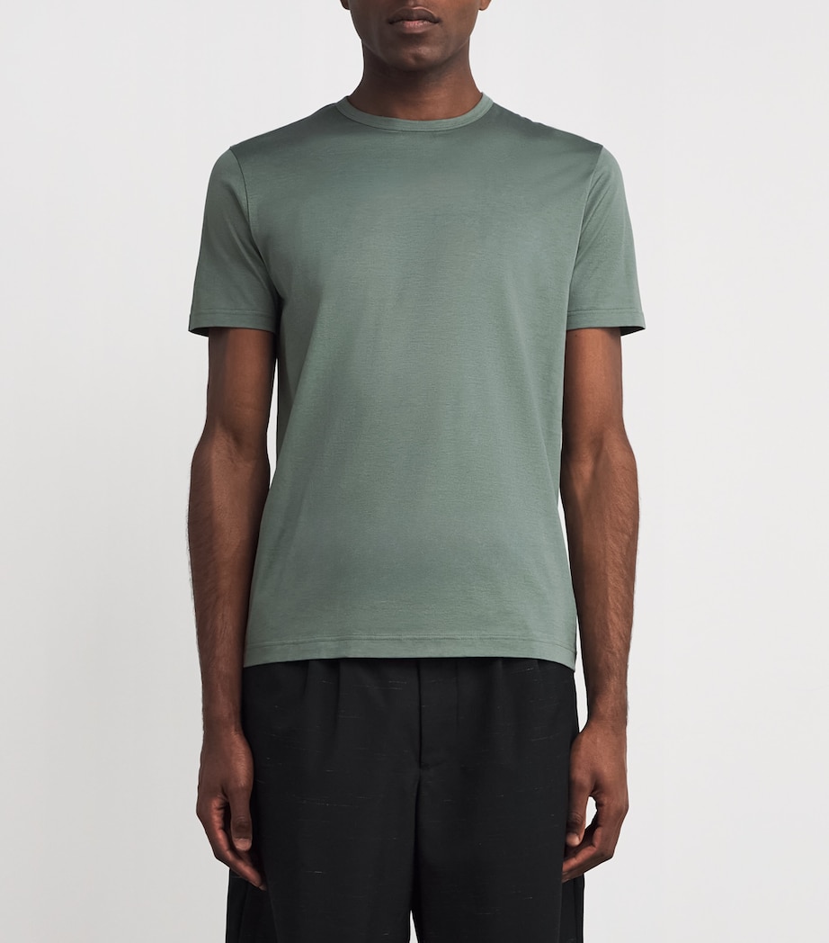 Supima Cotton T-Shirt GNIJ-DUSK GREEN Image 3