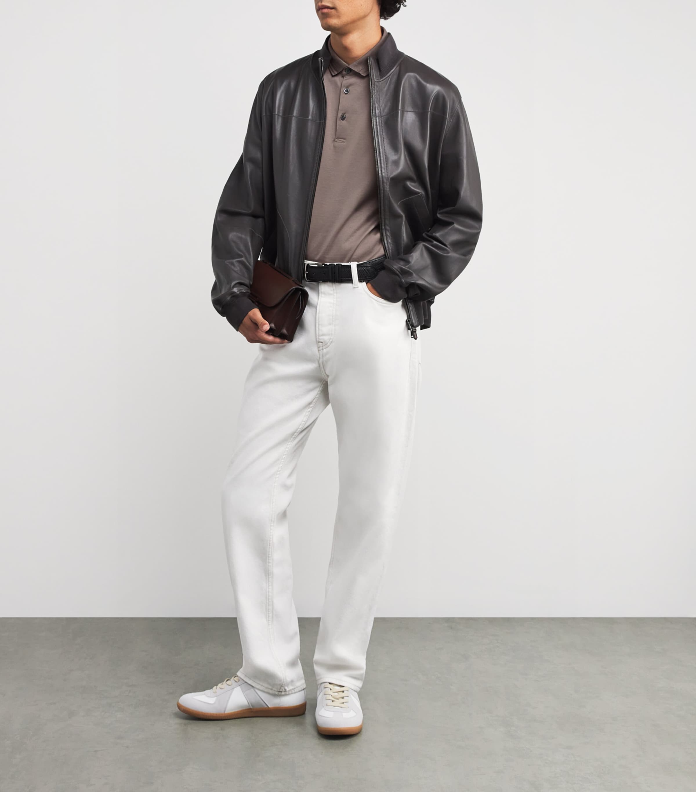 Cotton Jersey Polo Shirt 3A.13 - SKY Image 2