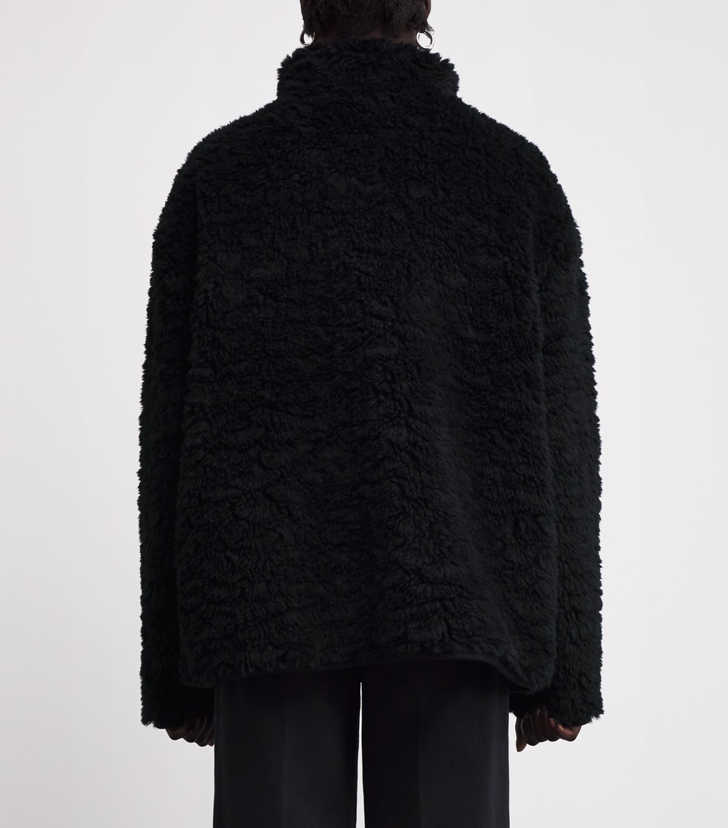 Faux Fur Zip-Up Jacket ONYX Image 4