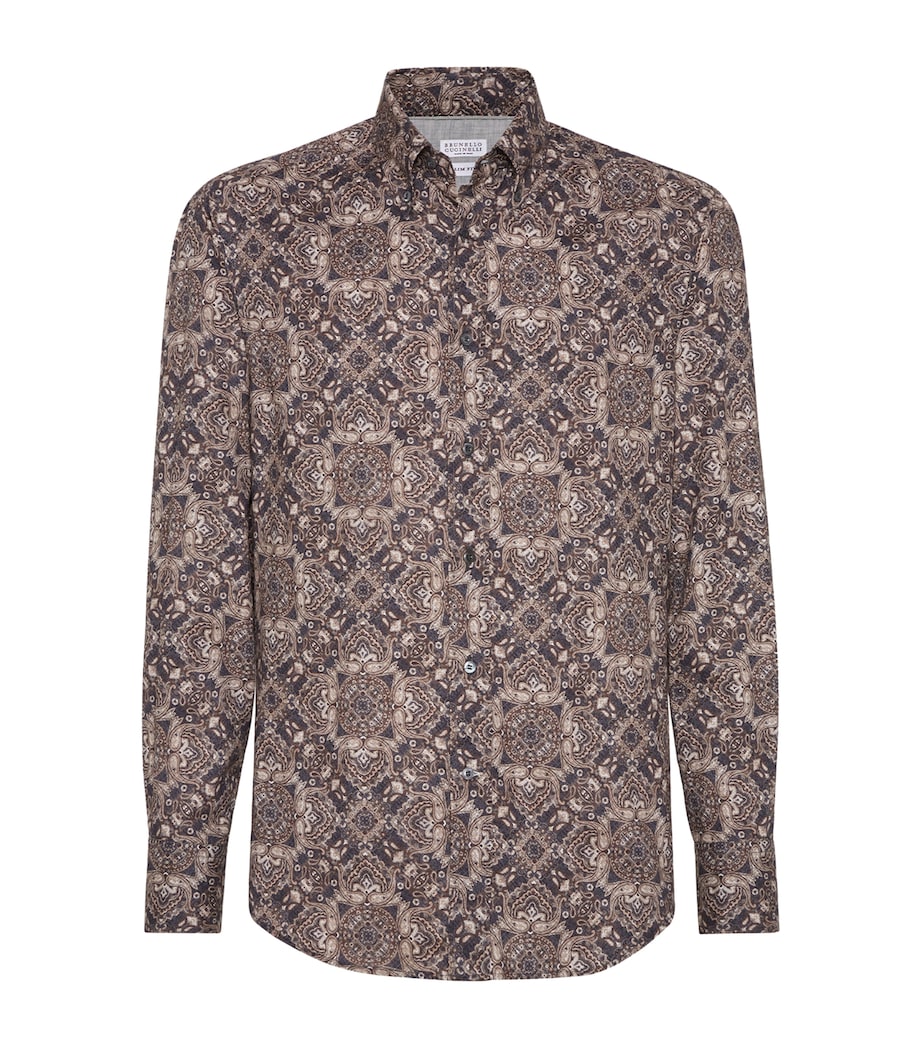 Cotton Paisley Print Shirt - Image 1