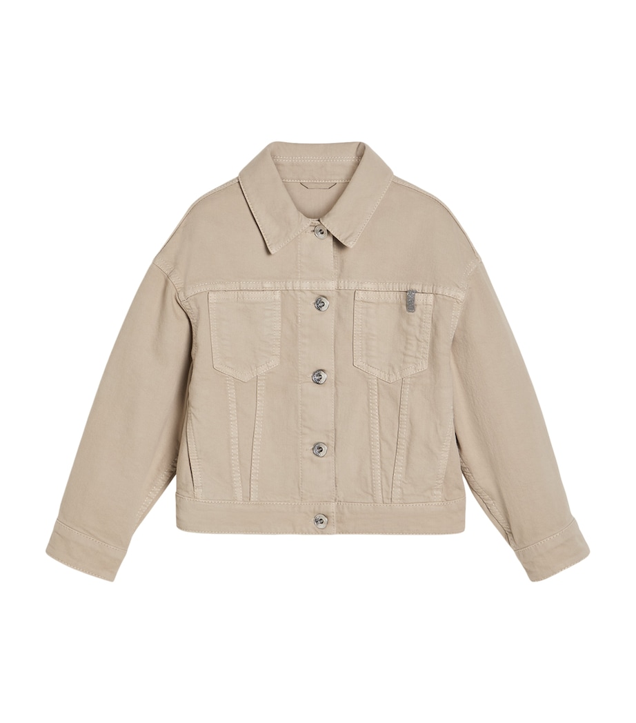 Brunello Cucinelli Kids Denim Jacket (4-6 Years) Image 1