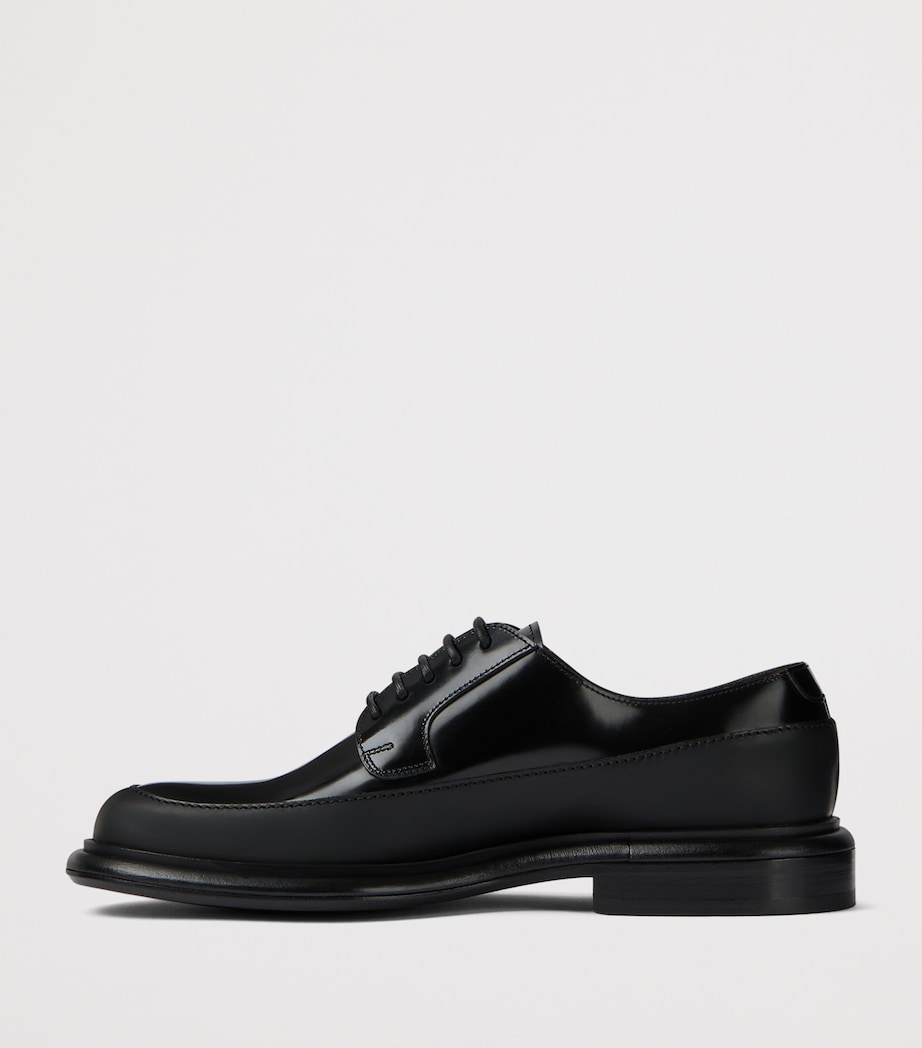 Leather Derby Shoes BLACK Image 4
