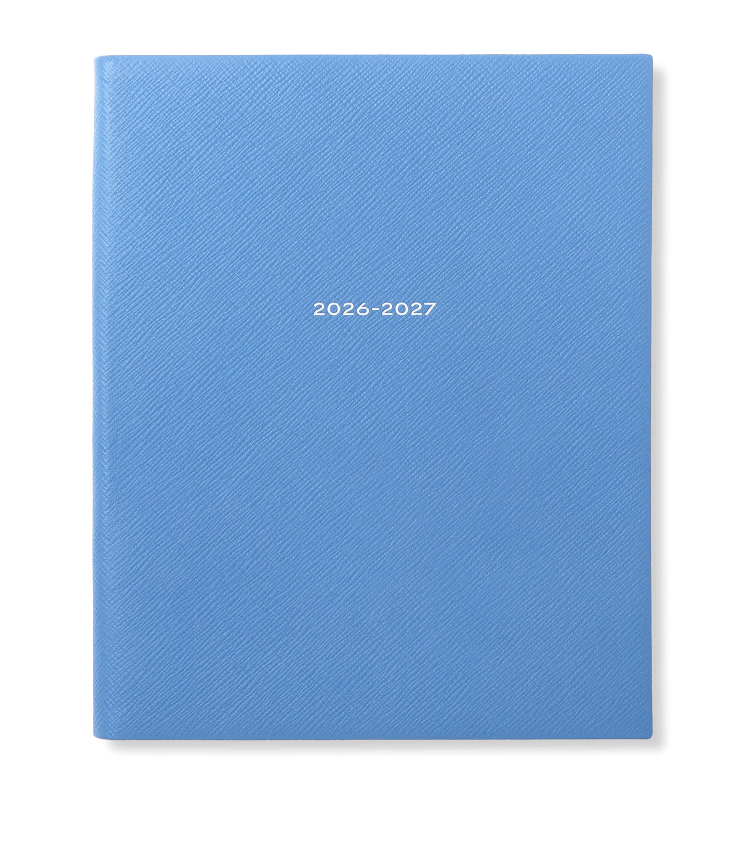 Smythson Leather Portobello Weekly Diary 2026-2027 N Blue Image 1