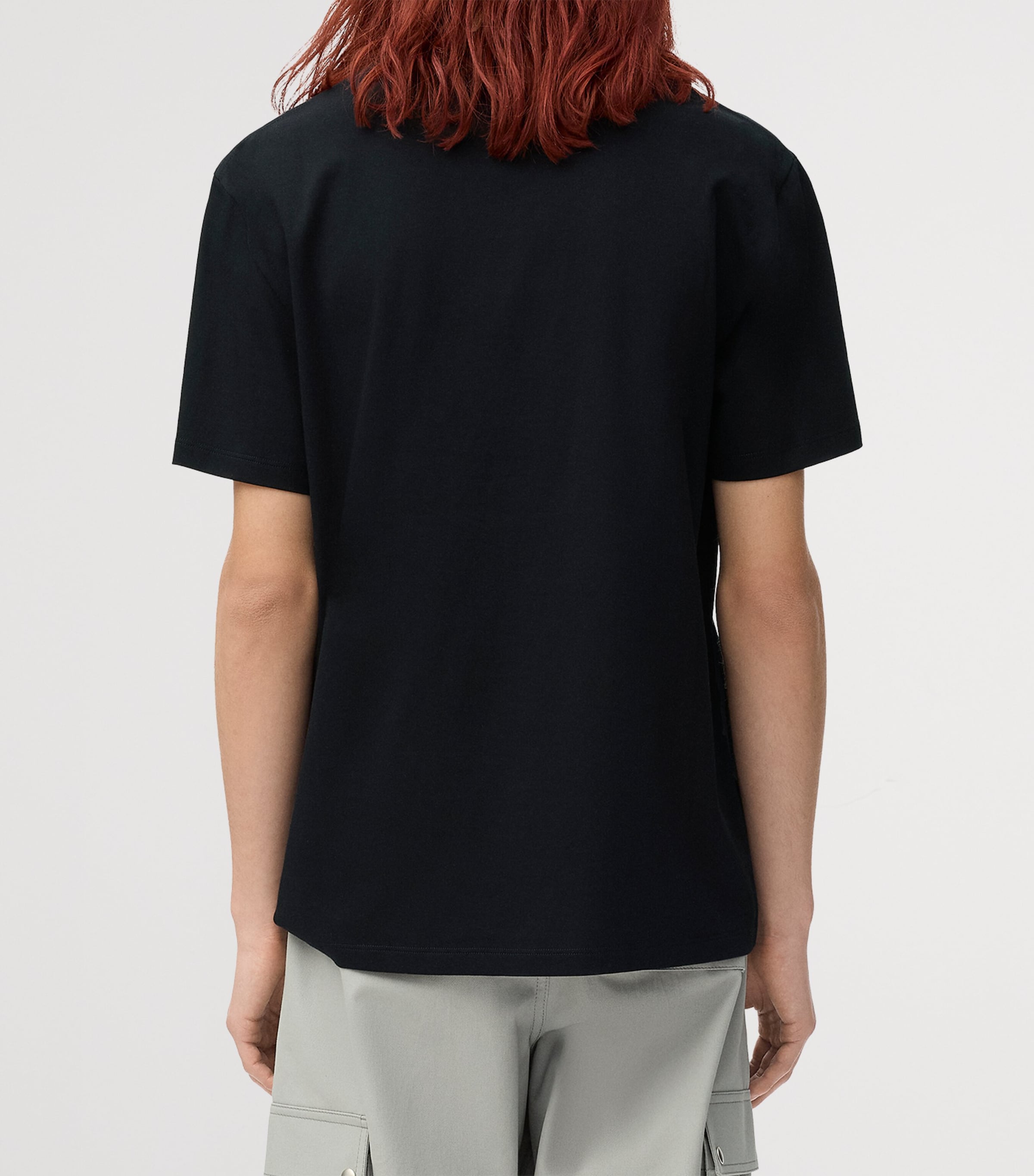 Cotton-Blend Logo T-Shirt BLACK Image 4