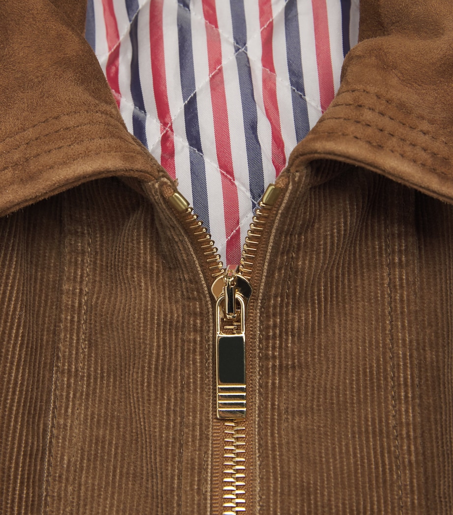 Down Corduroy Jacket BROWN Image 2