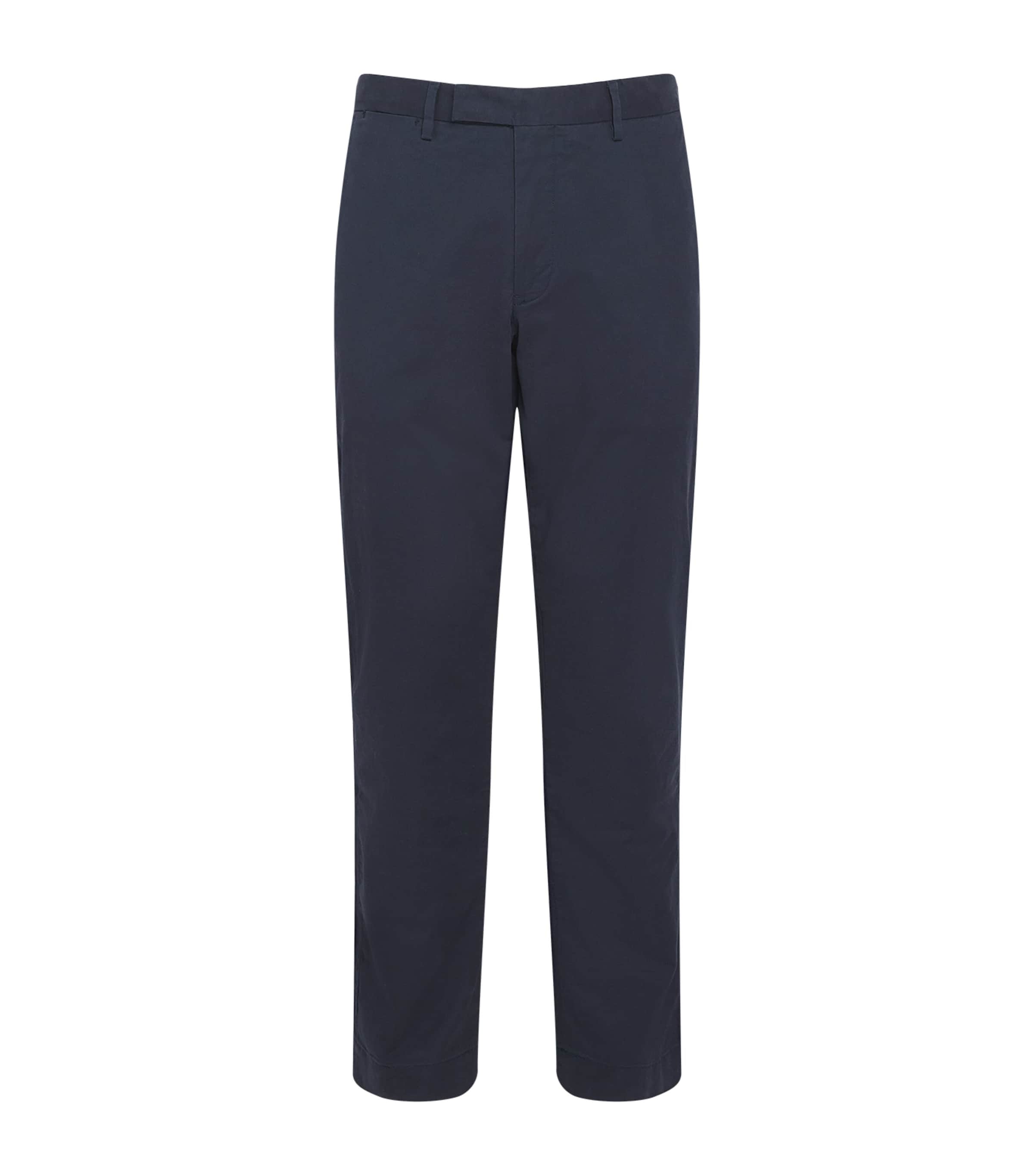 Polo Ralph Lauren Mens Stretch-Cotton Straight Chinos Navy Image 1
