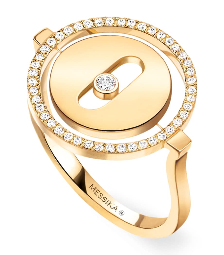 Yellow Gold and Diamond Lucky Move Ring YELLOW GOLD Image 1