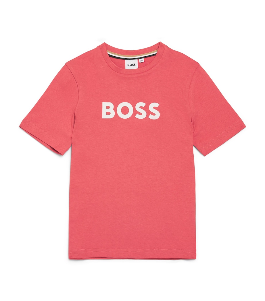 BOSS Kidswear Cotton Logo T-Shirt (4-16 Years) Image 1