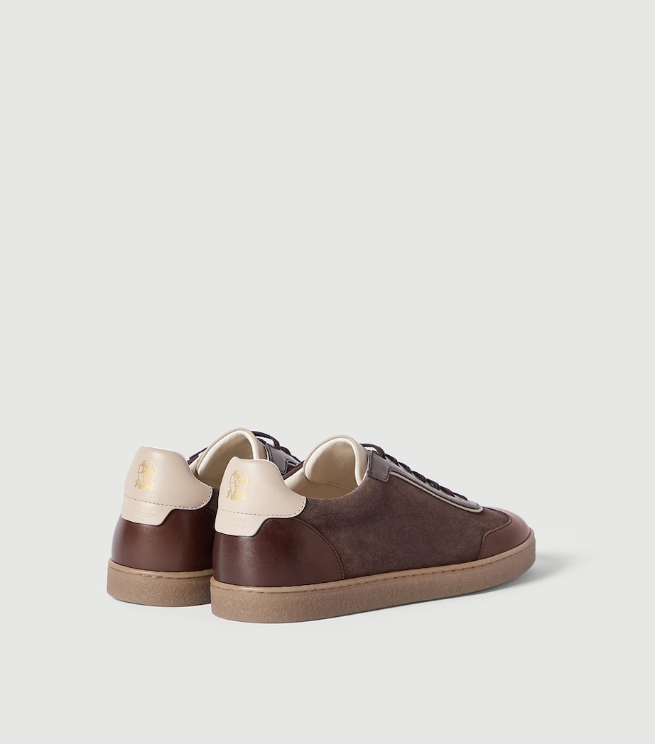 Brunello Cucinelli Suede-Leather Sneakers Image 3