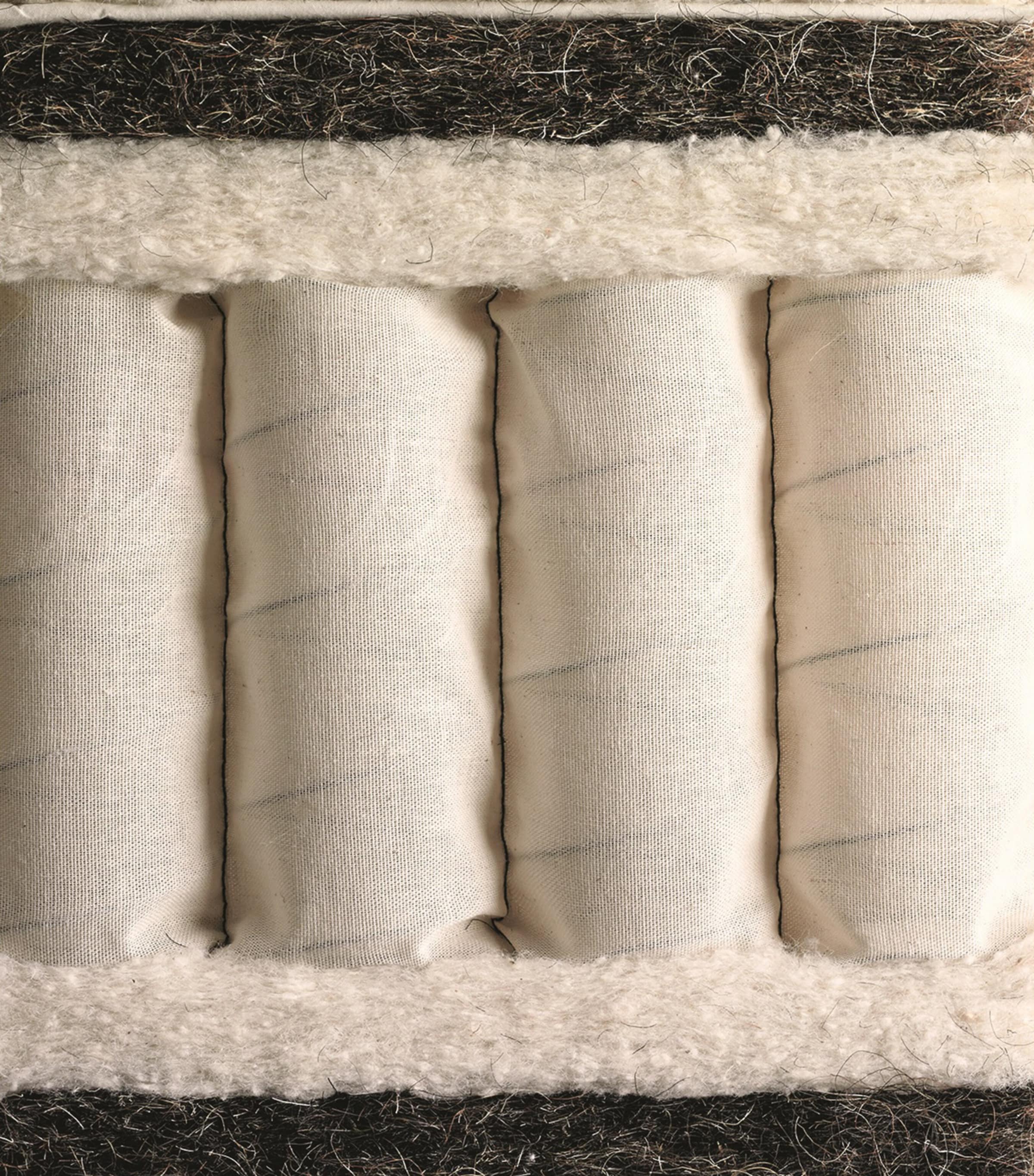 Medium Bedstead Superb Mattress (150cm x 200cm) WHITE Image 3