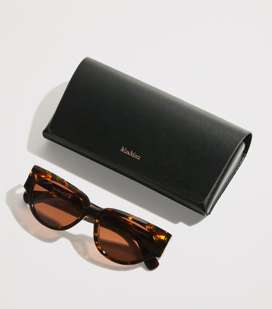 Tortoiseshell Oval Sunglasses TAWNY BRONZE BROW Image 4