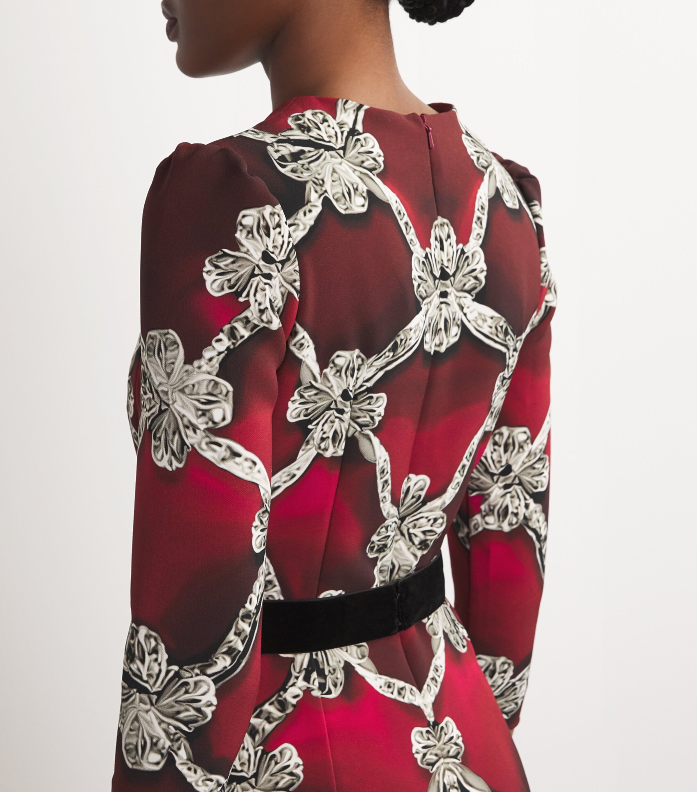 Mary Katrantzou Womens Chantal Maxi Dress Plexus Ruby Print Image 4