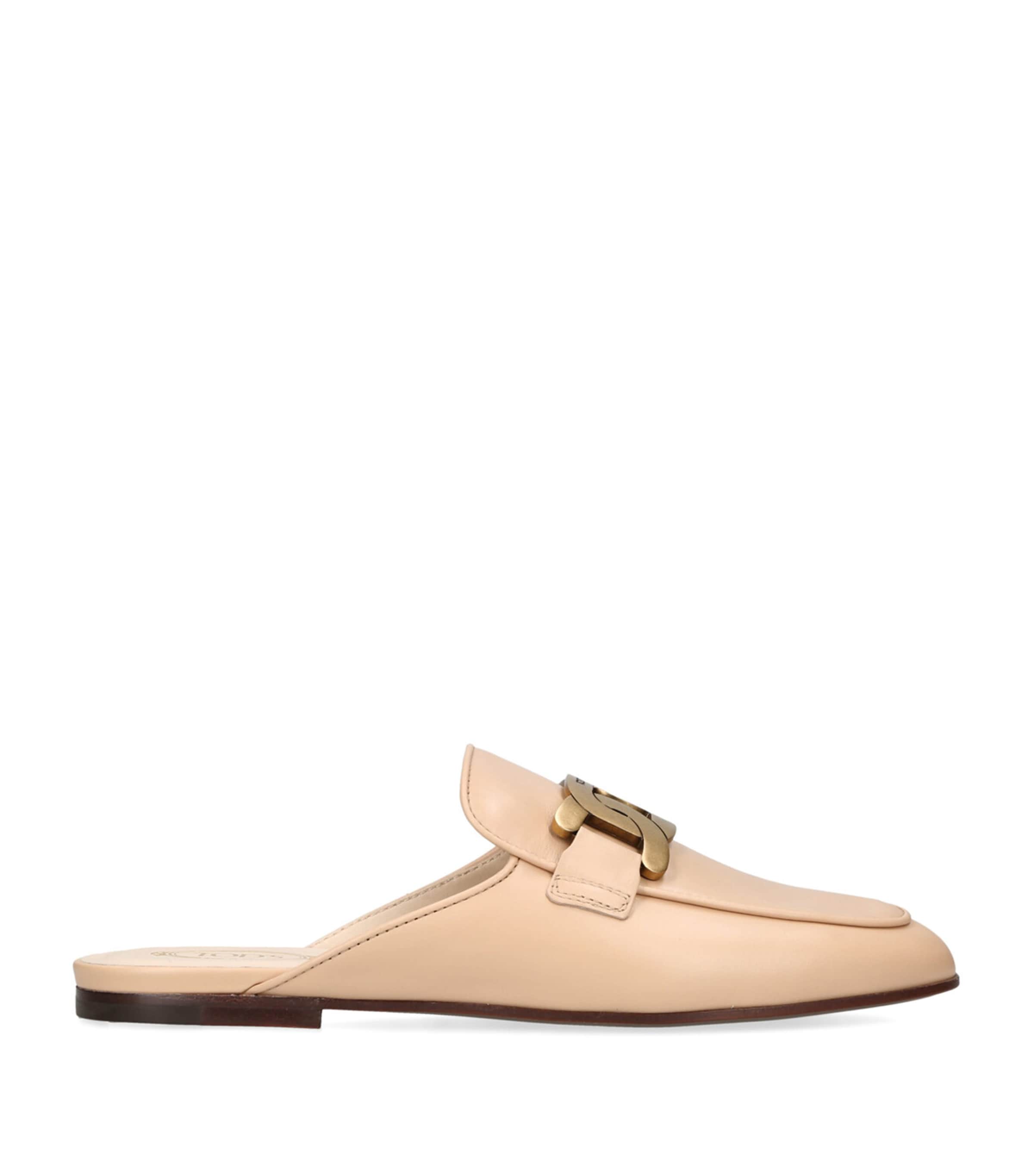 Tod's Leather Chain Mules
