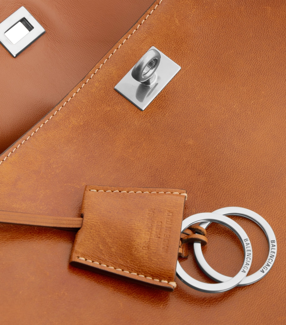 Medium Leather Rodeo Top-Handle Bag 2753 Image 6