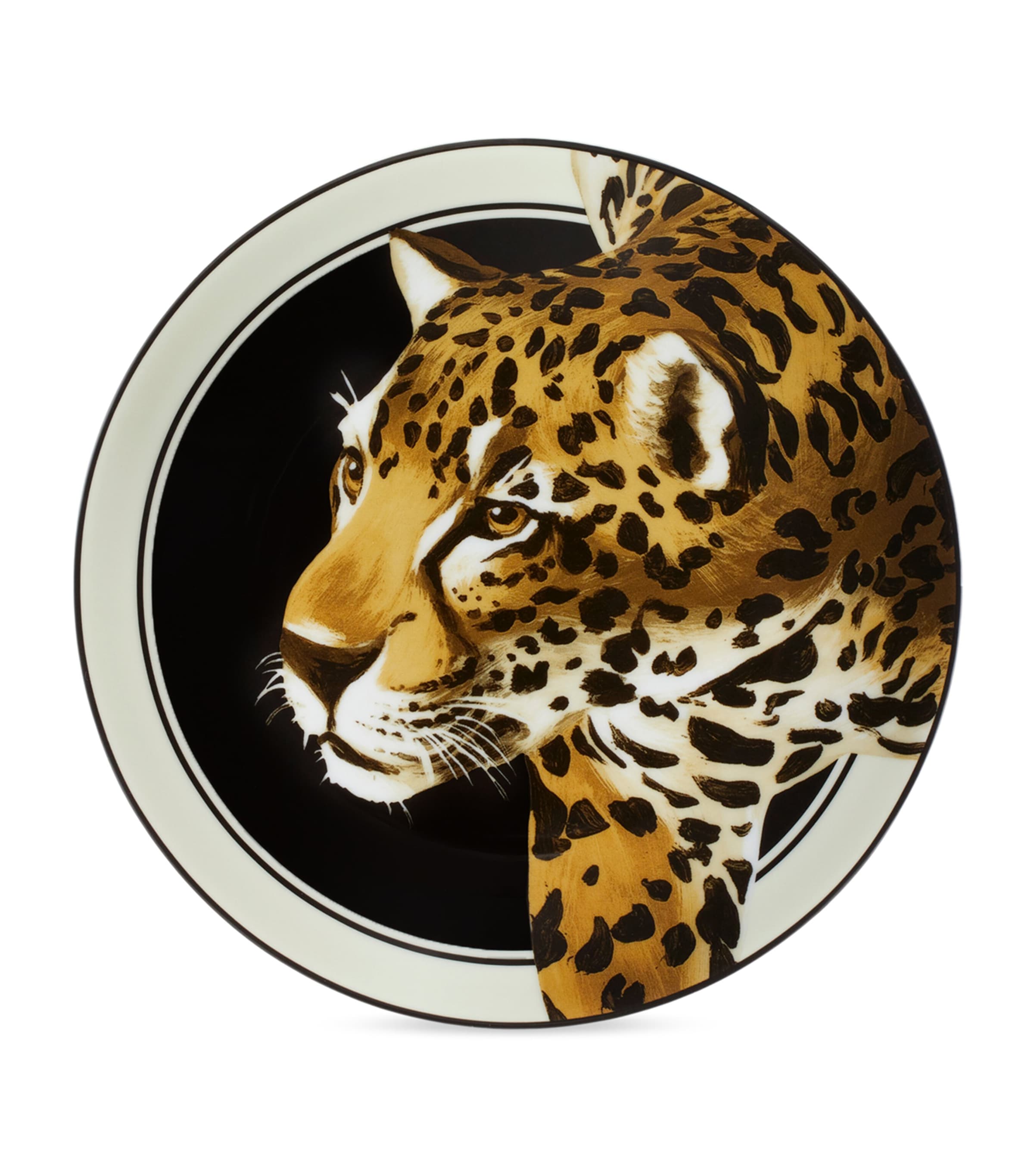 Dolce & Gabbana Set Of Two Leopardo Dessert Plates