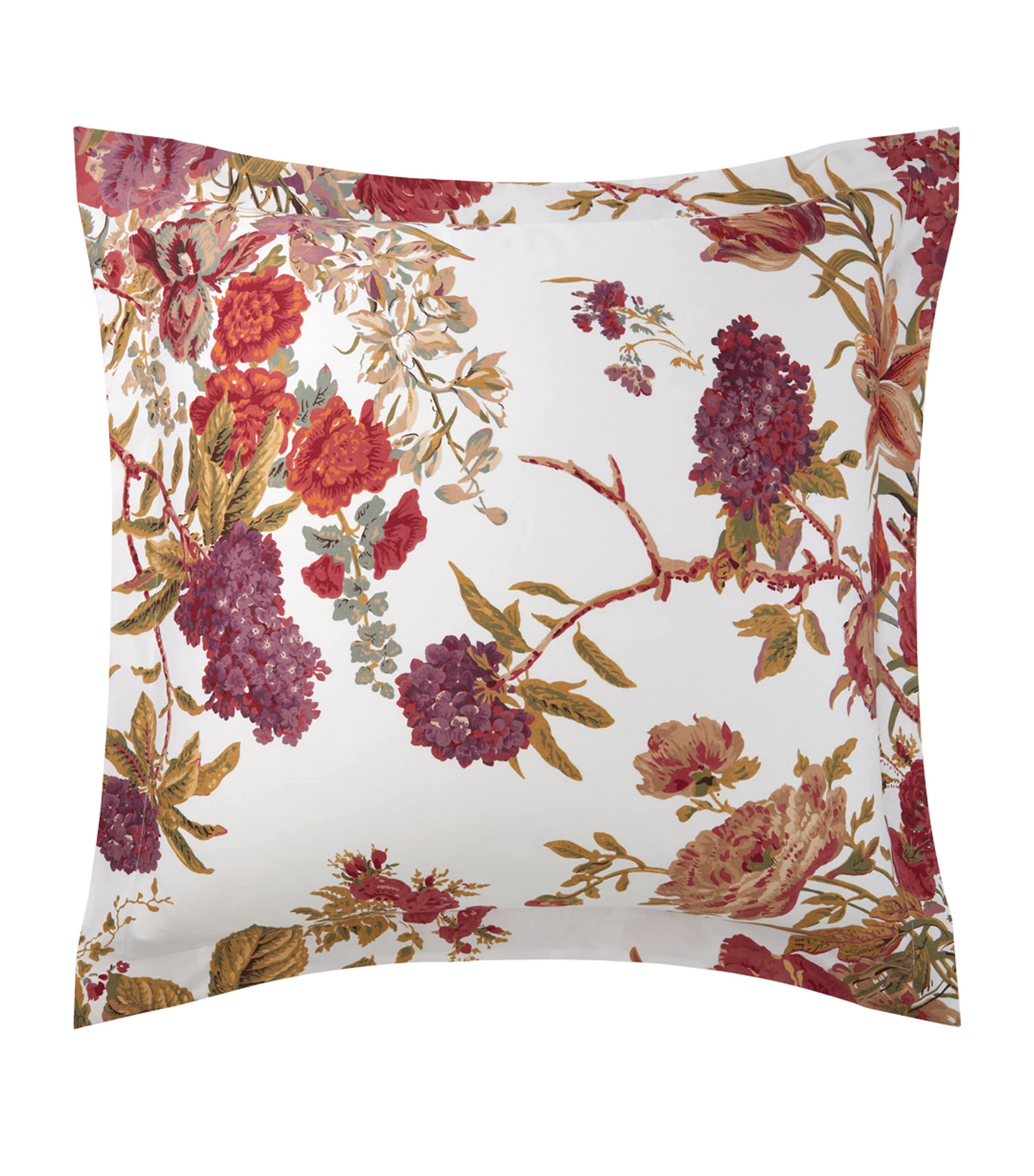 Ralph Lauren Home Corabelle Square Oxford Pillowcase (65cm x 65cm) Multicoloured Image 1