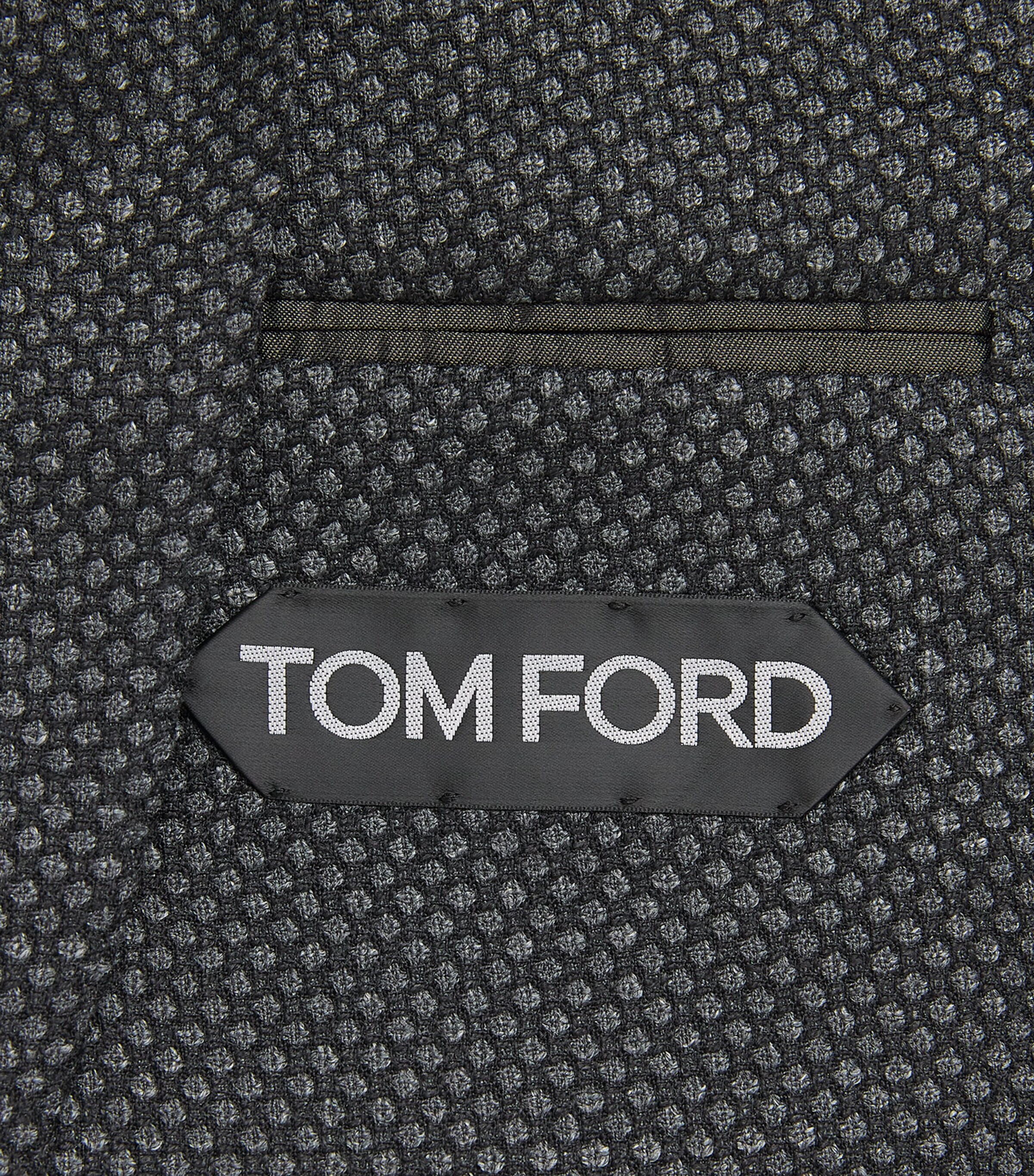 TOM FORD Mens Wool-Blend Honeycomb Shelton Blazer Nti Image 6