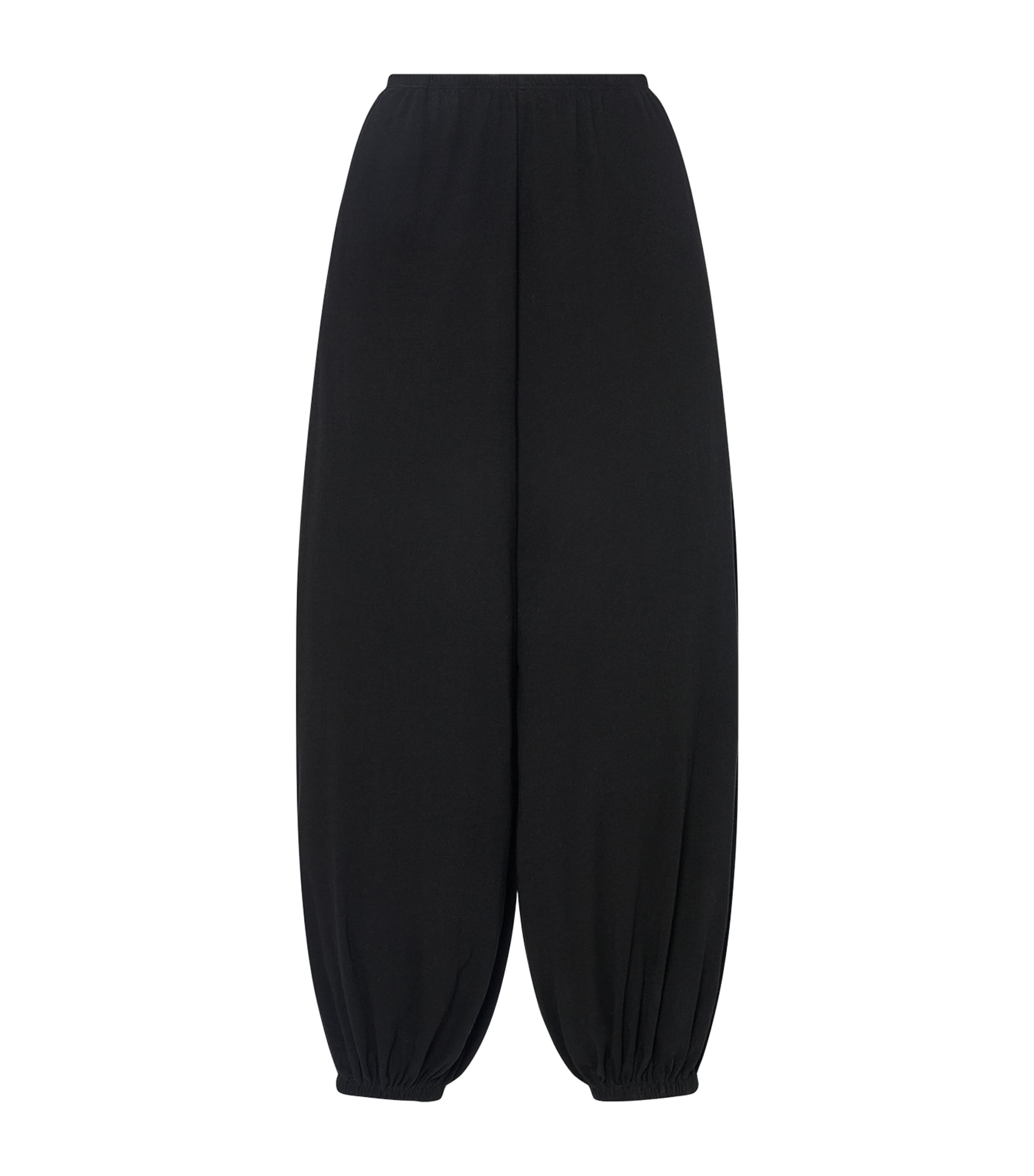 The Row Womens Fiamma Cotton-Silk-Cashmere Trousers Black Image 1
