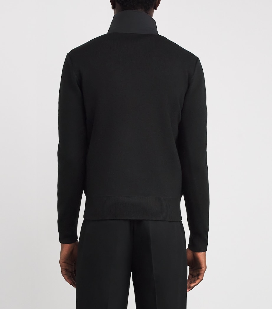 Haney-City Hybrid Down Jacket BLACK Image 4