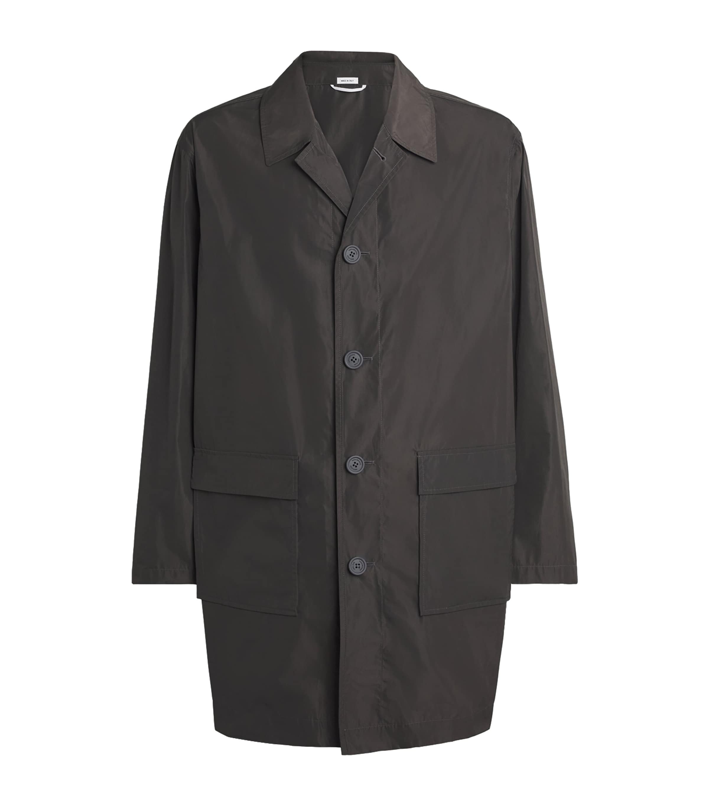 Technical Packable Logo Jacket DARK GREY Image 1