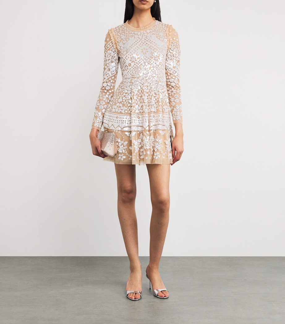 Aurora Mini Dress BUTTERSCOTCH/ CREAM Image 2