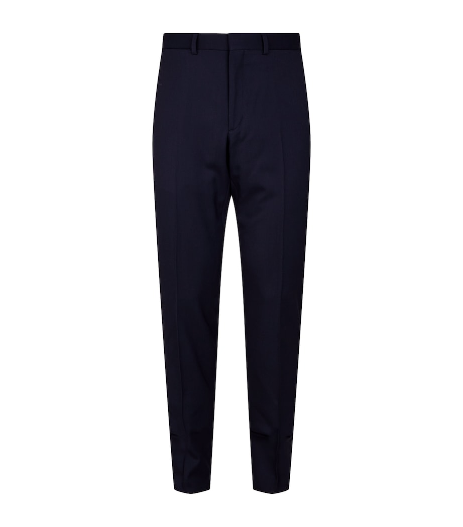 Ralph Lauren Purple Label Mens Wool Gabardine Trousers Navy Image 2