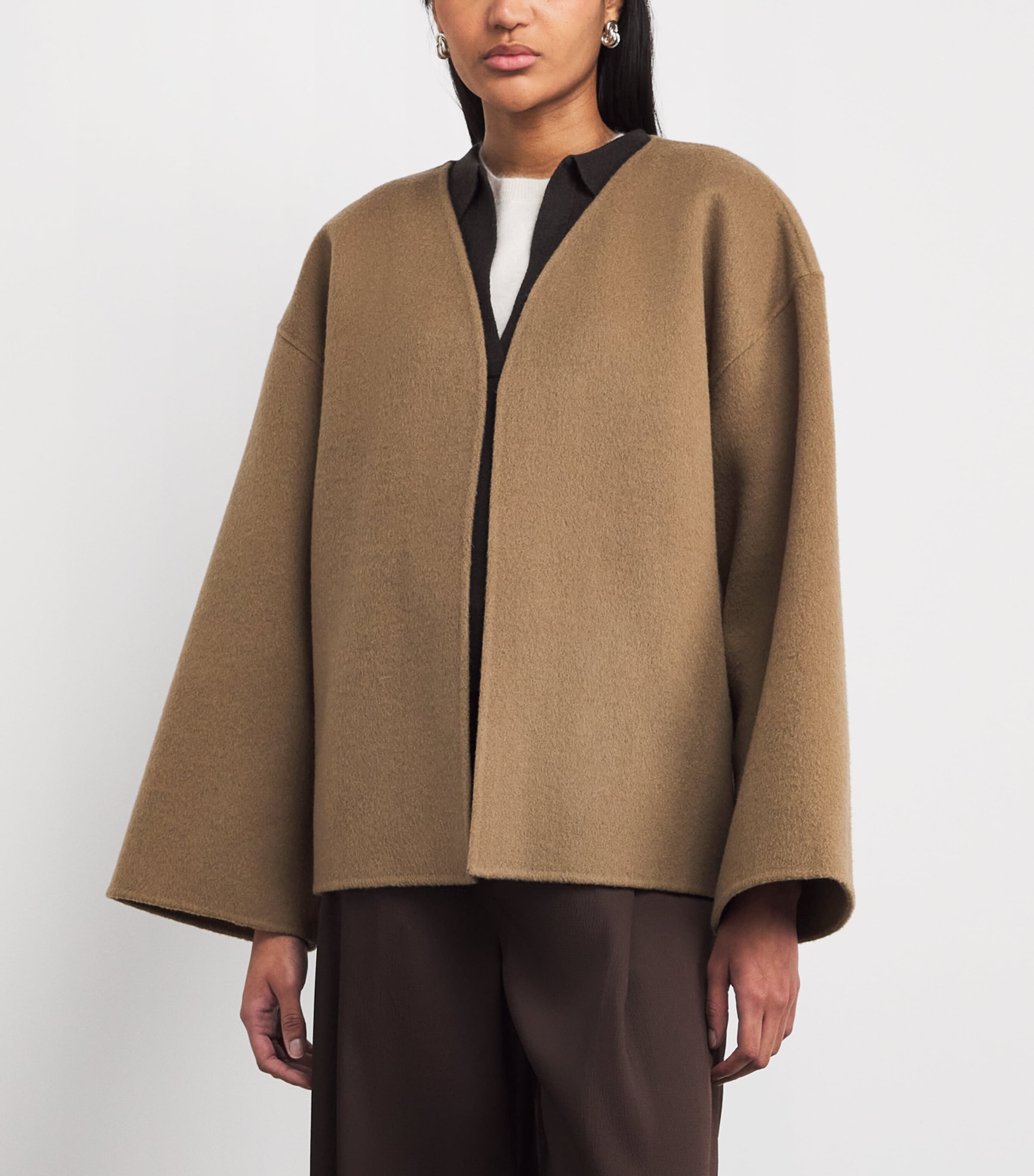 Wool Alba Coat TAN Image 4